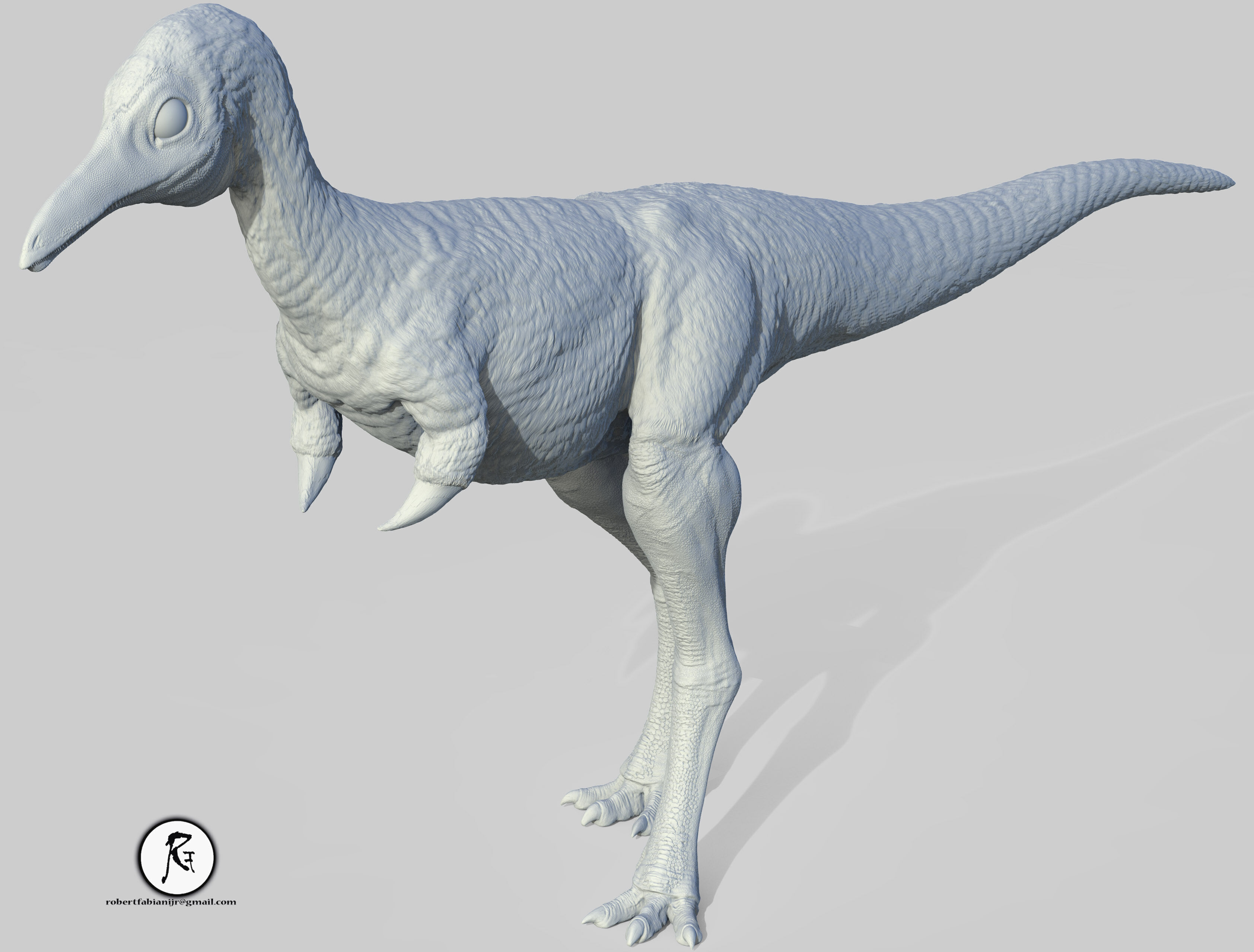 Mononykus 3D print model_3