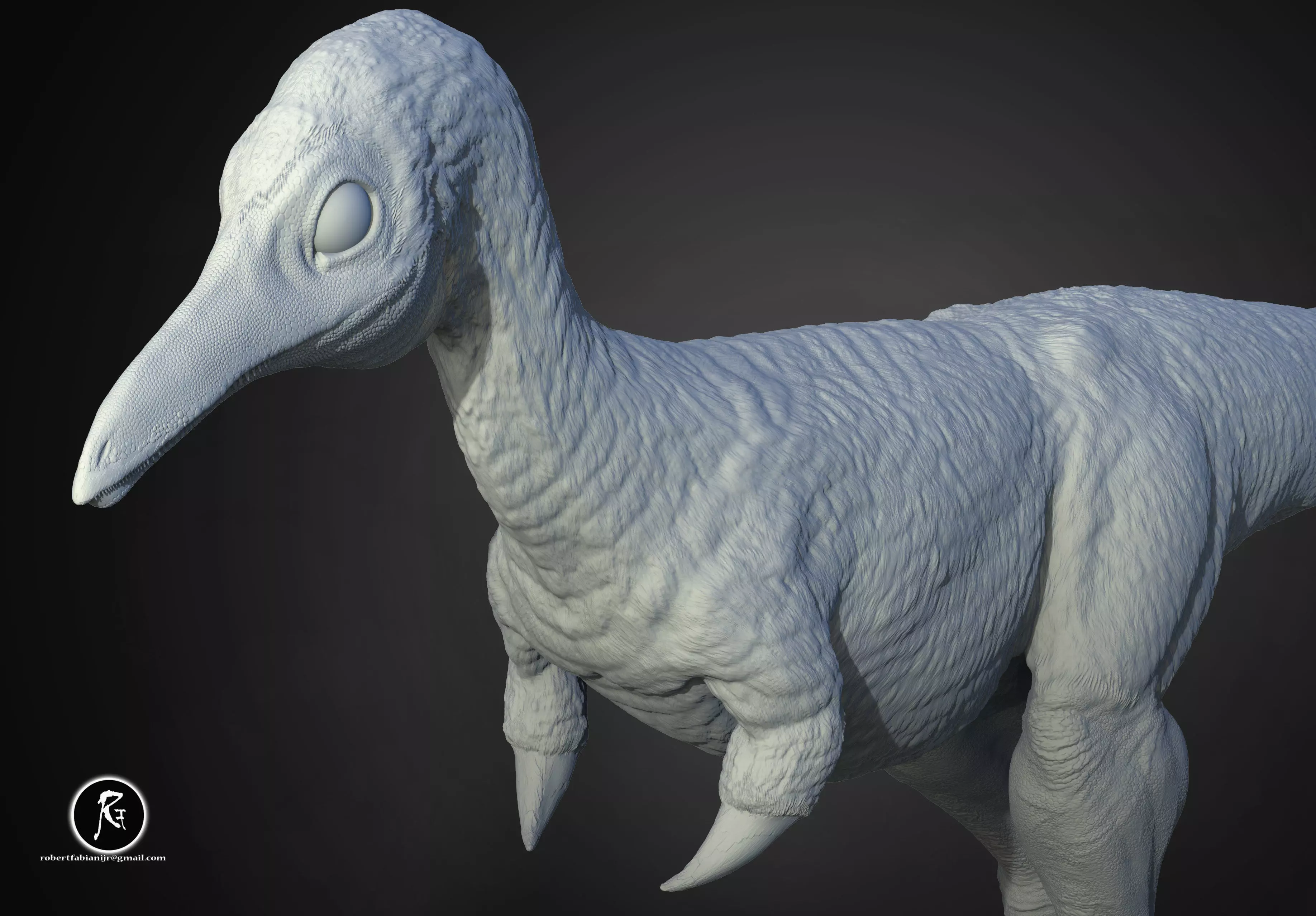 Mononykus 3D print model_0