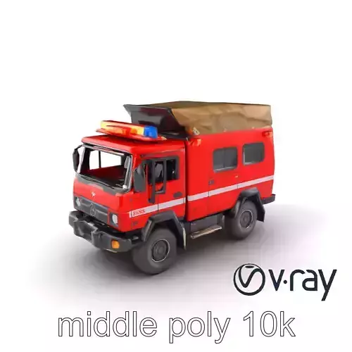 Tactical Emergency Response Truck Model Pack