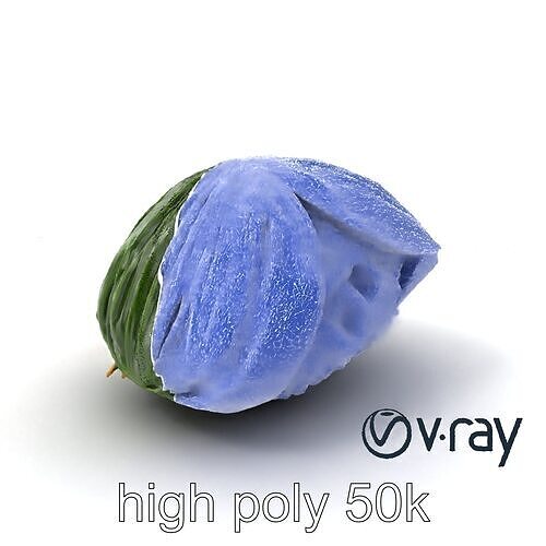 Spaceship Zongzi Leaf-Wrapped Traditional Food model pack Low-poly 3D model 2