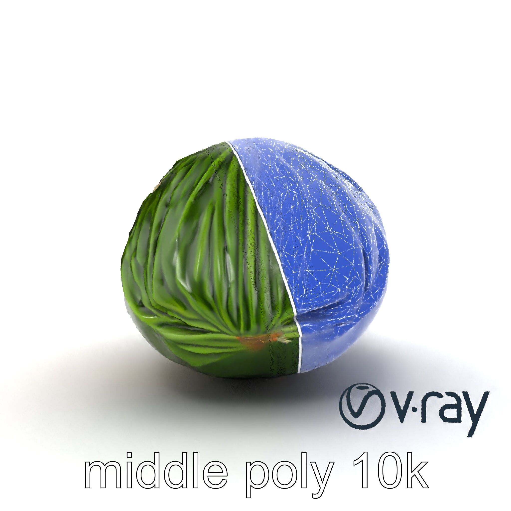Spaceship Zongzi Leaf-Wrapped Traditional Food model pack Low-poly 3D model_24