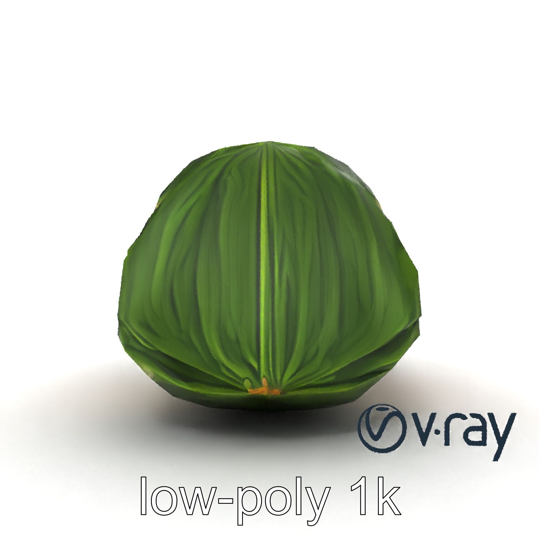 Spaceship Zongzi Leaf-Wrapped Traditional Food model pack Low-poly 3D model_15