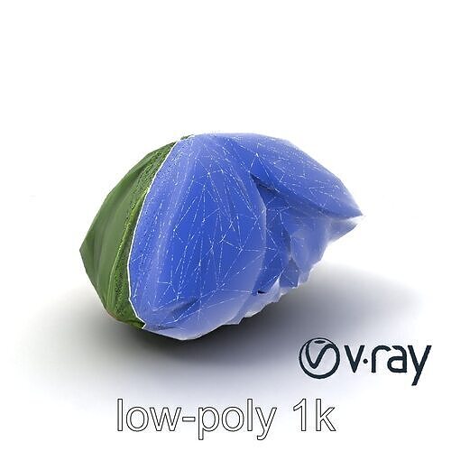 Spaceship Zongzi Leaf-Wrapped Traditional Food model pack Low-poly 3D model 7