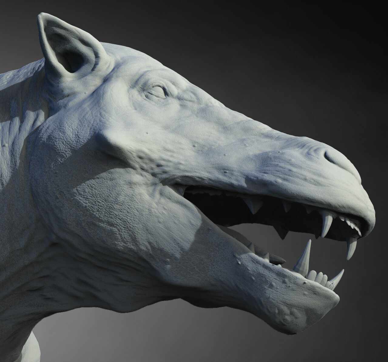 Daeodon 3D print model_1