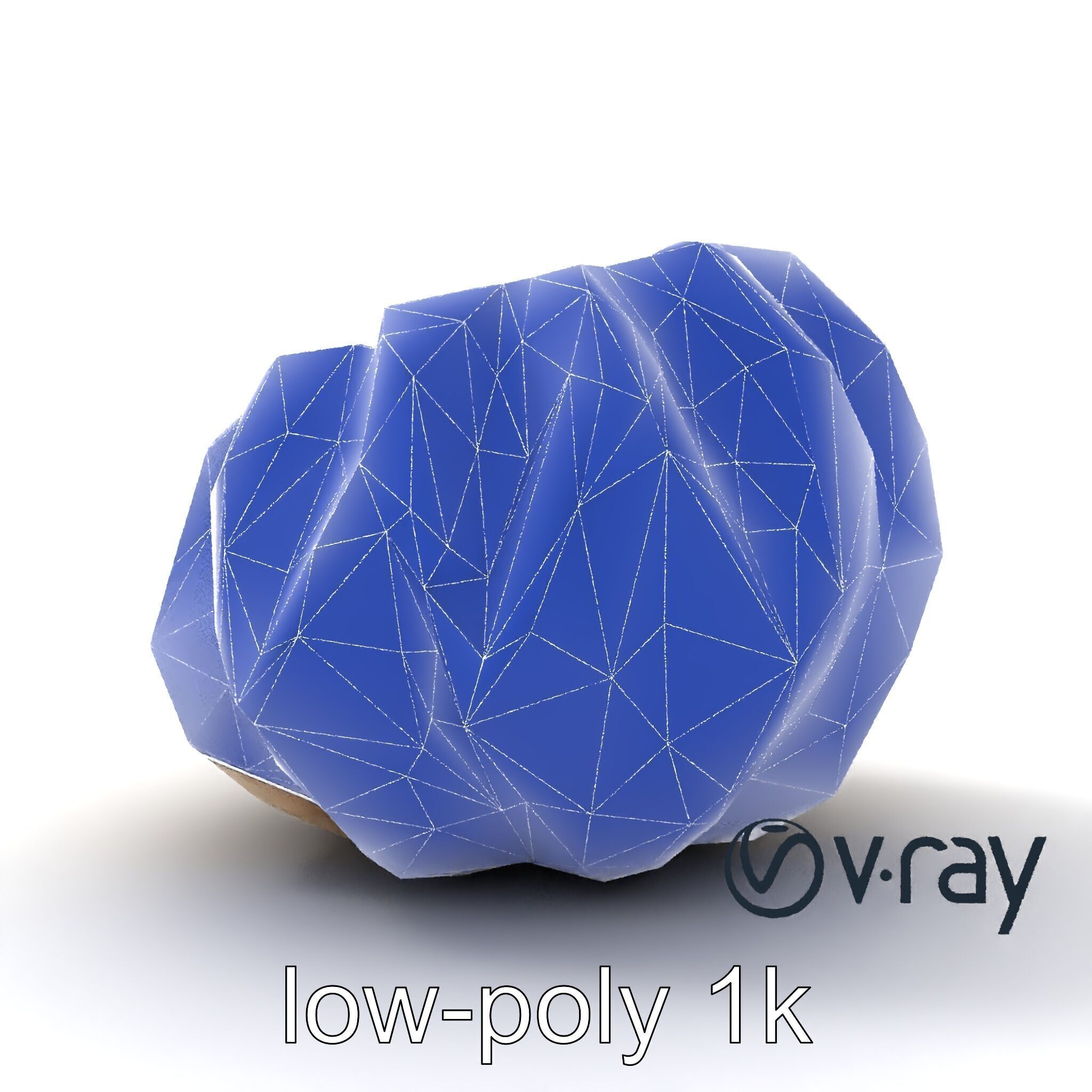 Seashell Pelmeni Geometric Food Model Pack Low-poly 3D model_27