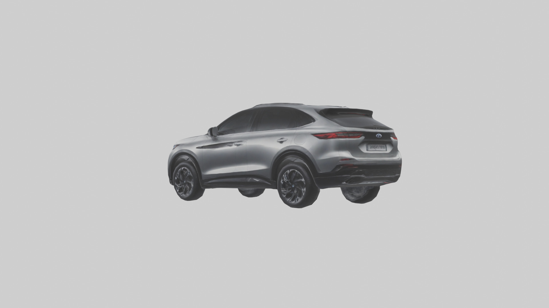 Highperformance Crossover SUV model Low-poly 3D model_1