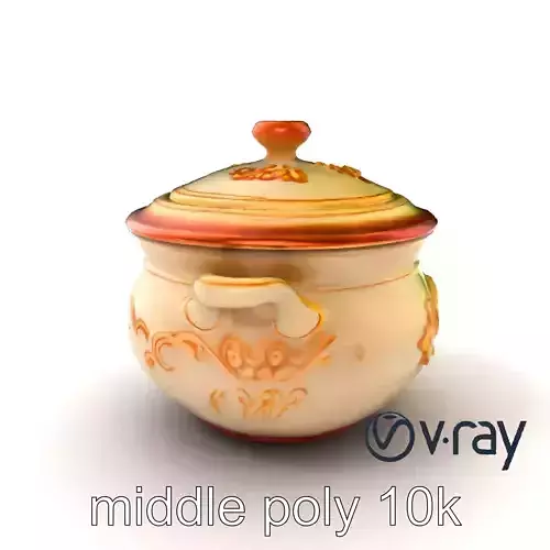 Renaissance Veal Osso Buco Pot model pack