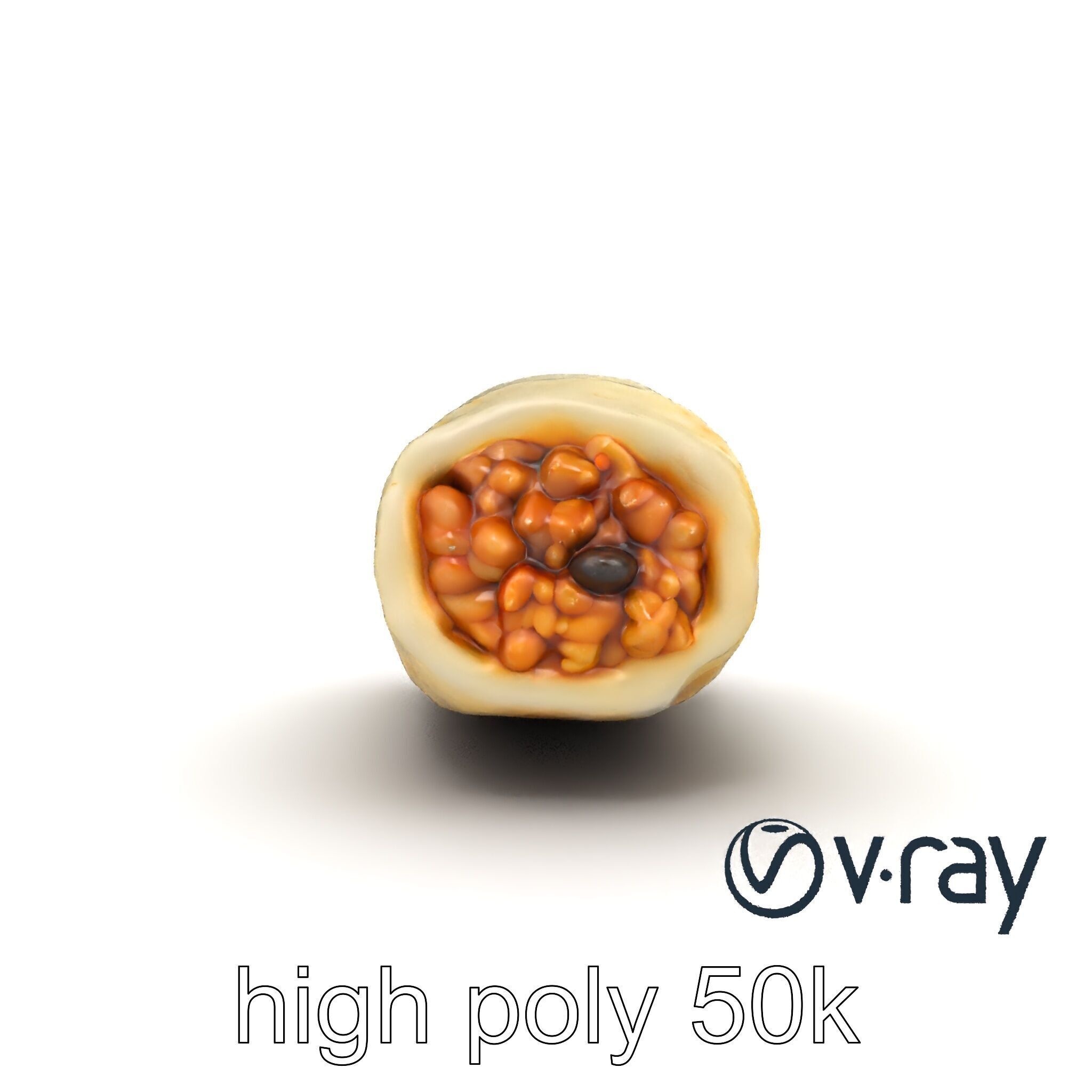 Chunky Burrito Mexican Delight model pack Low-poly 3D model_12