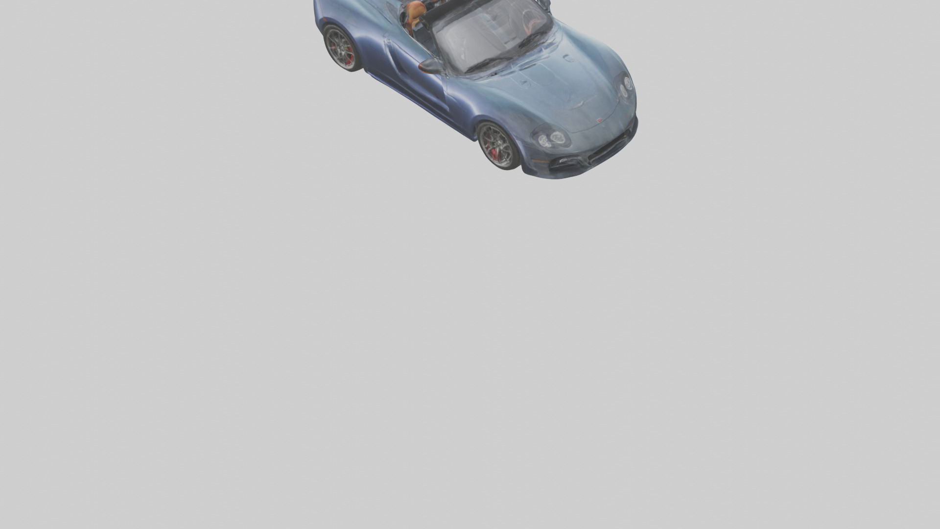 Highperformance Roadster model Low-poly 3D model_6