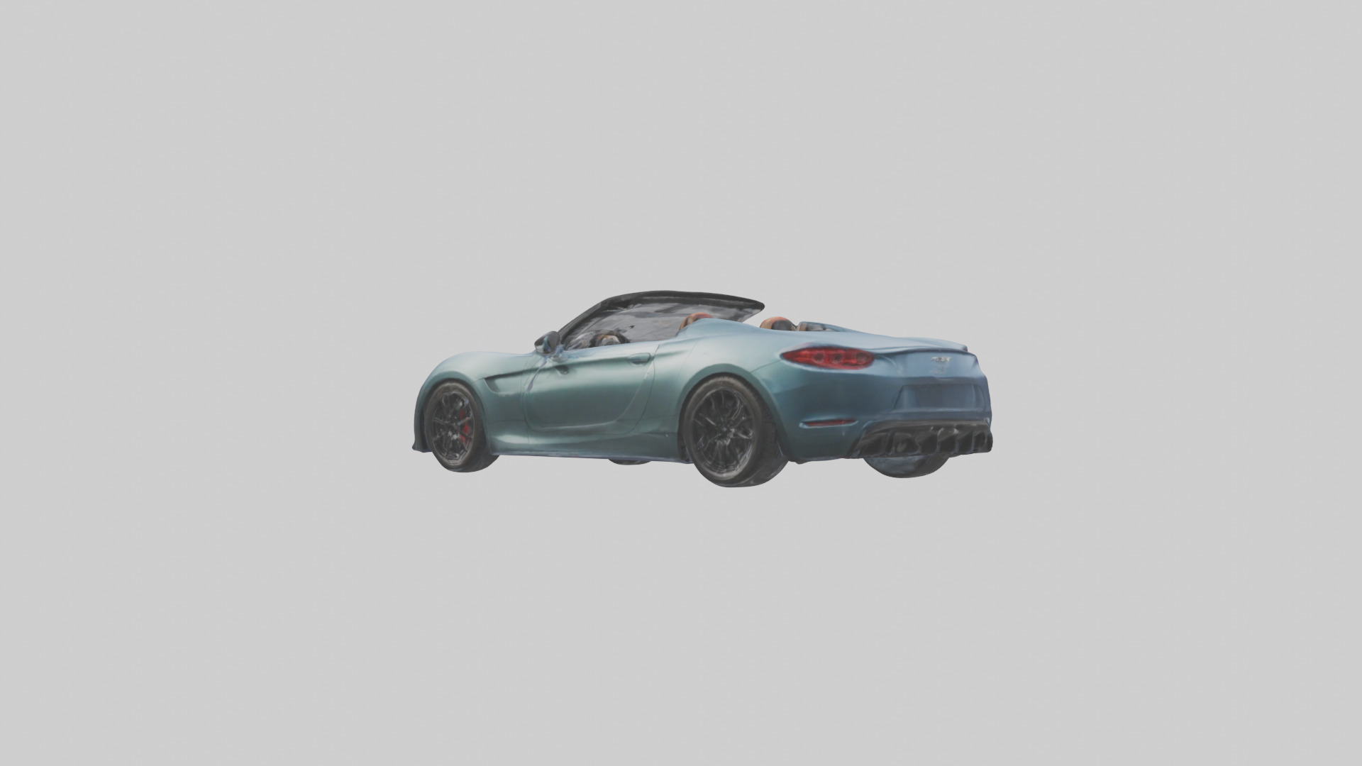 Highperformance Roadster model Low-poly 3D model_1