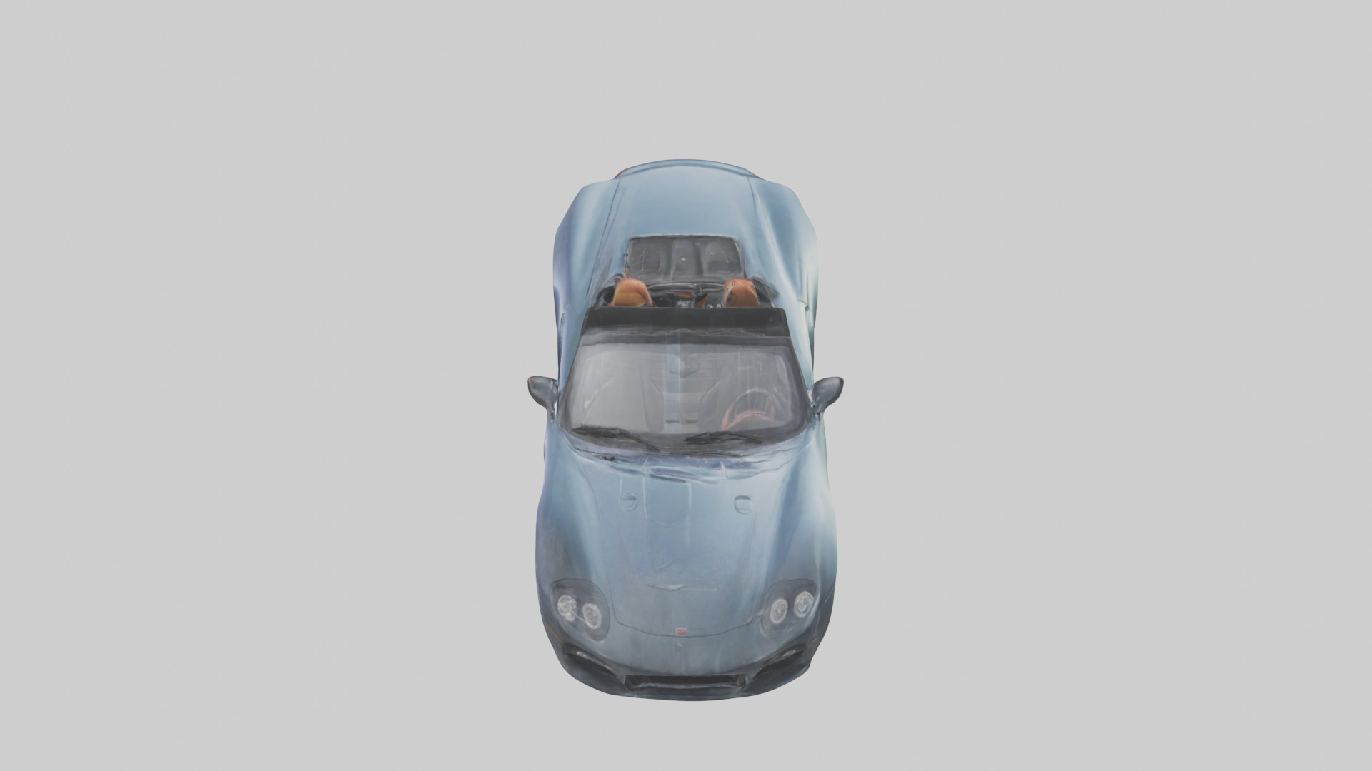 Highperformance Roadster model Low-poly 3D model_16