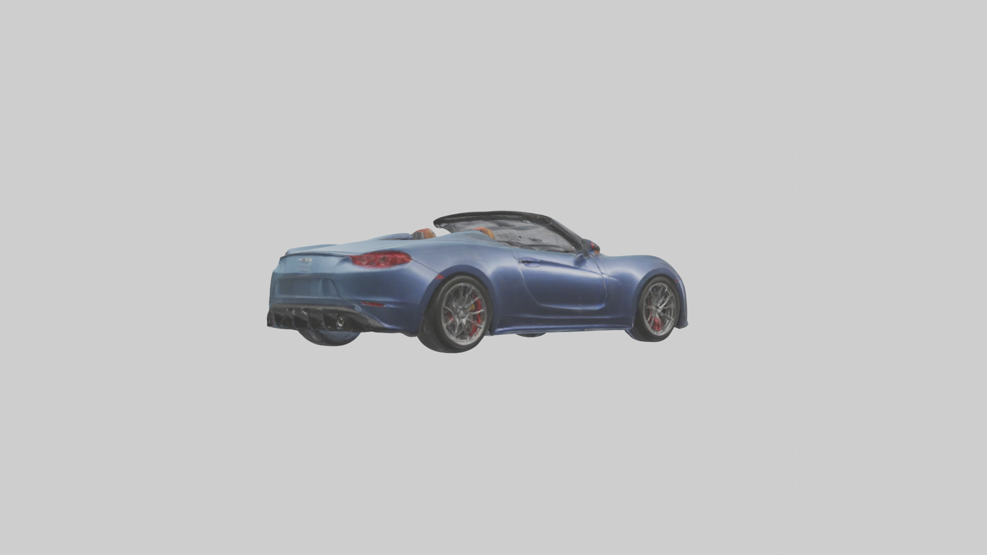 Highperformance Roadster model Low-poly 3D model_2