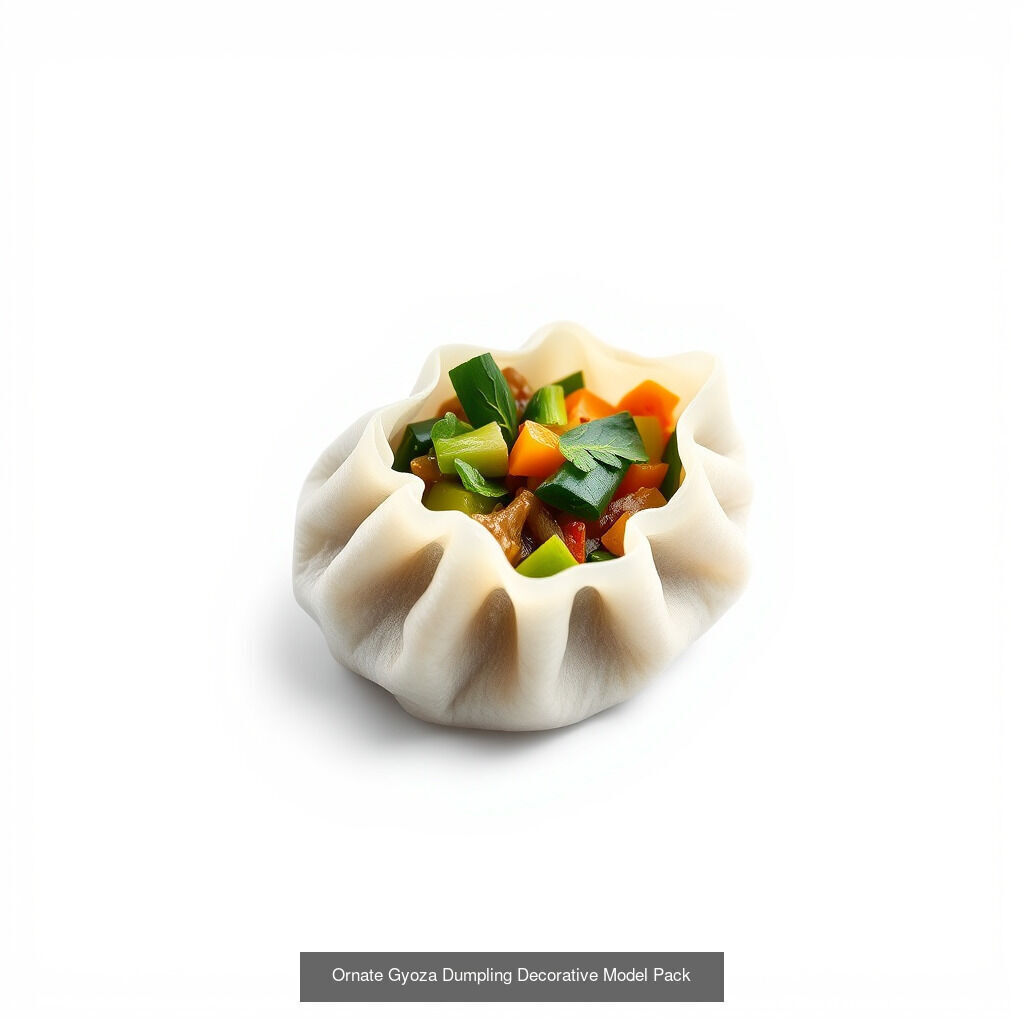 Gourmet Dumpling 3D Models Collection _9