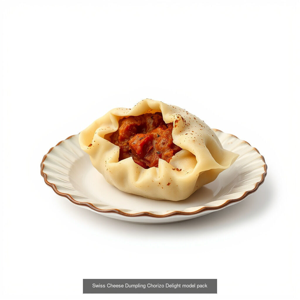 Gourmet Dumpling 3D Models Collection _11