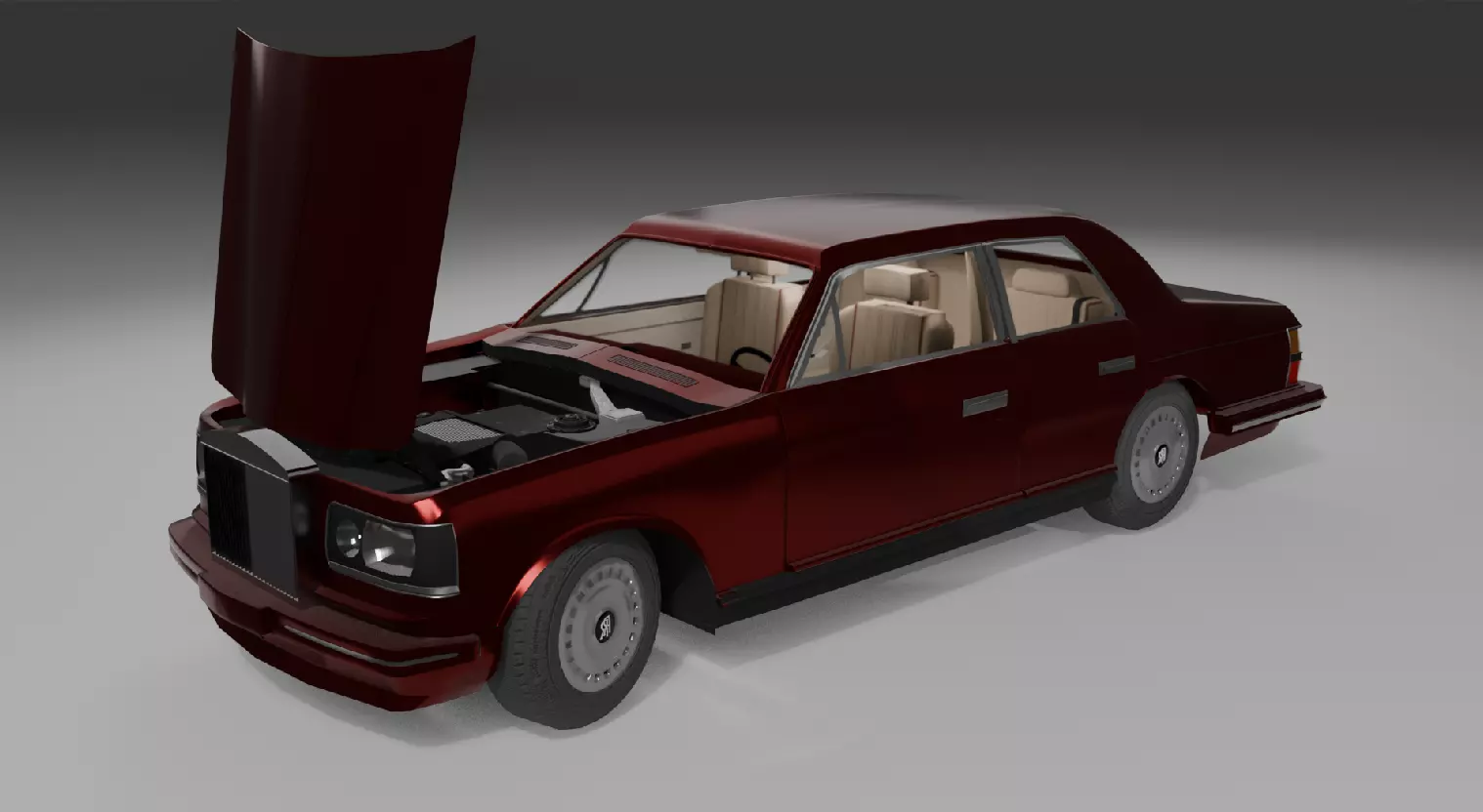 Rolls Royce silver spirit II Free 3D model