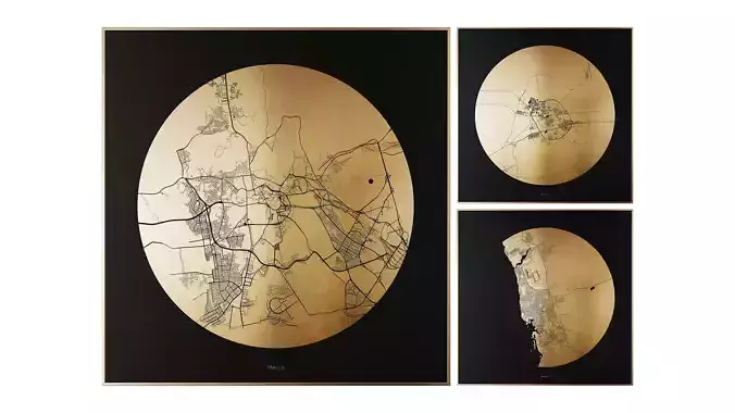 Mappa Mundi 01 Saudi Arabia cities