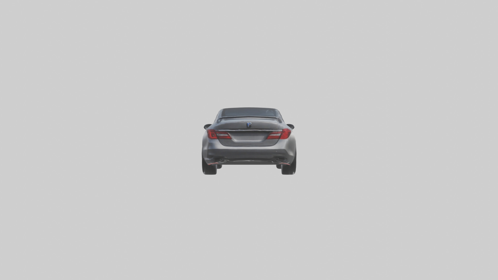 Hightech Performance Sedan model Low-poly 3D model_1