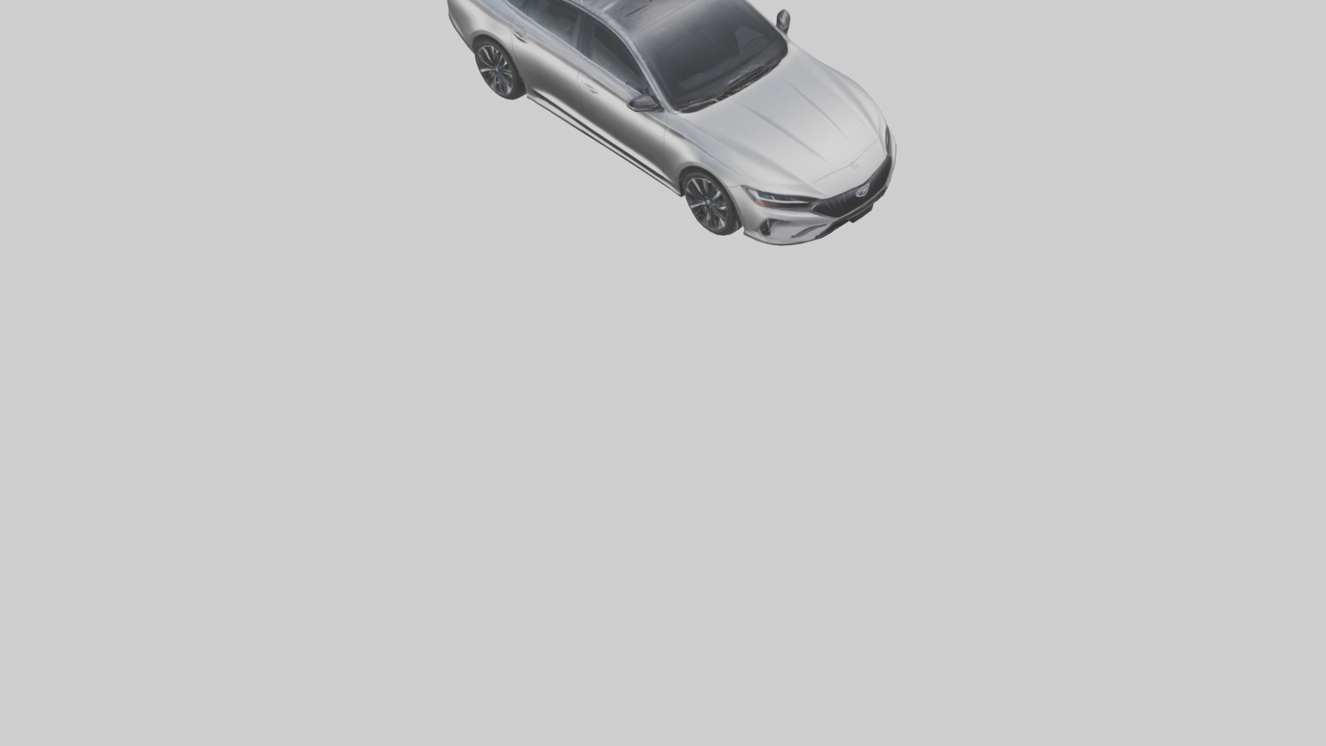 Hightech Performance Sedan model Low-poly 3D model_6