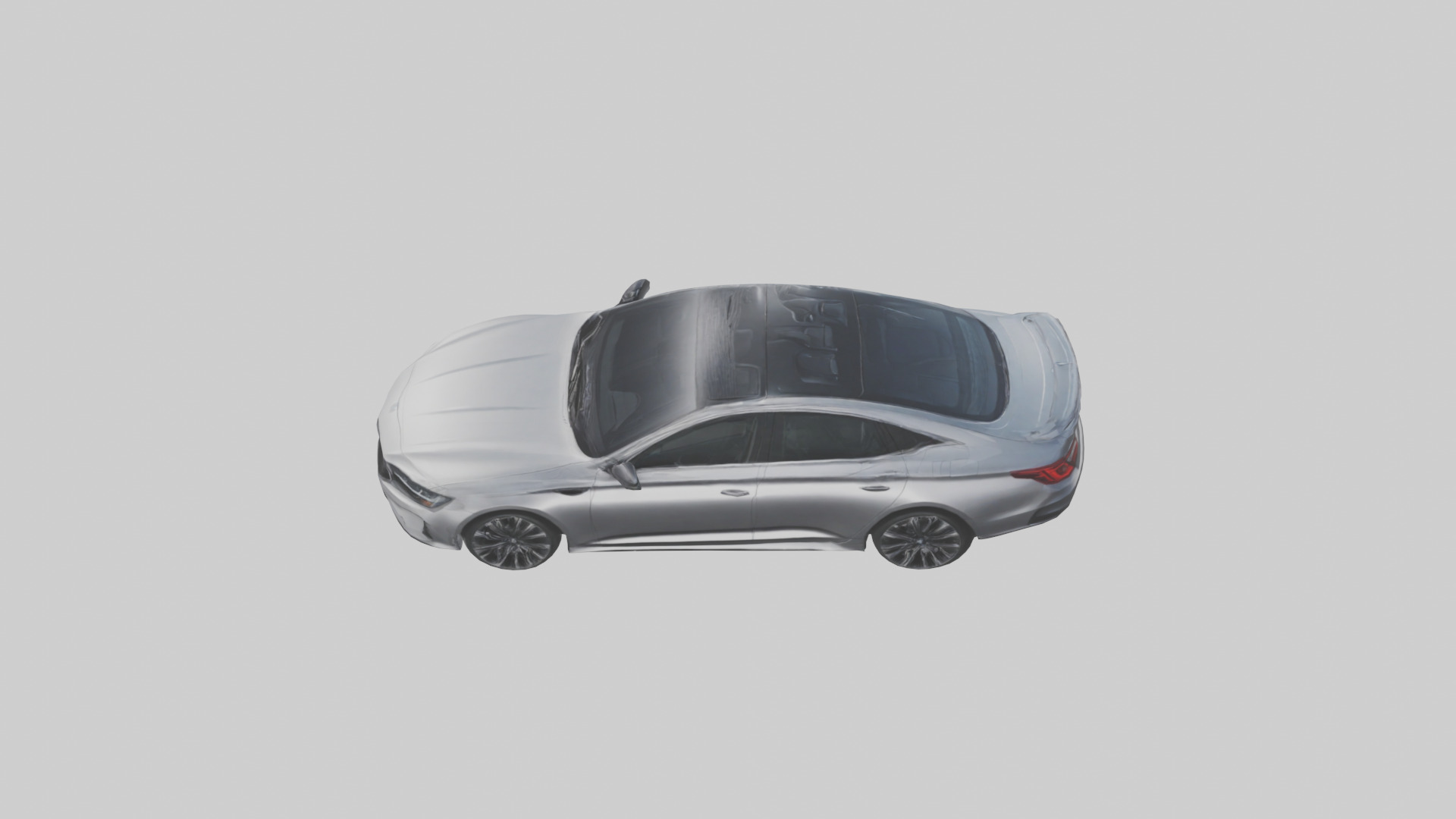 Hightech Performance Sedan model Low-poly 3D model_17