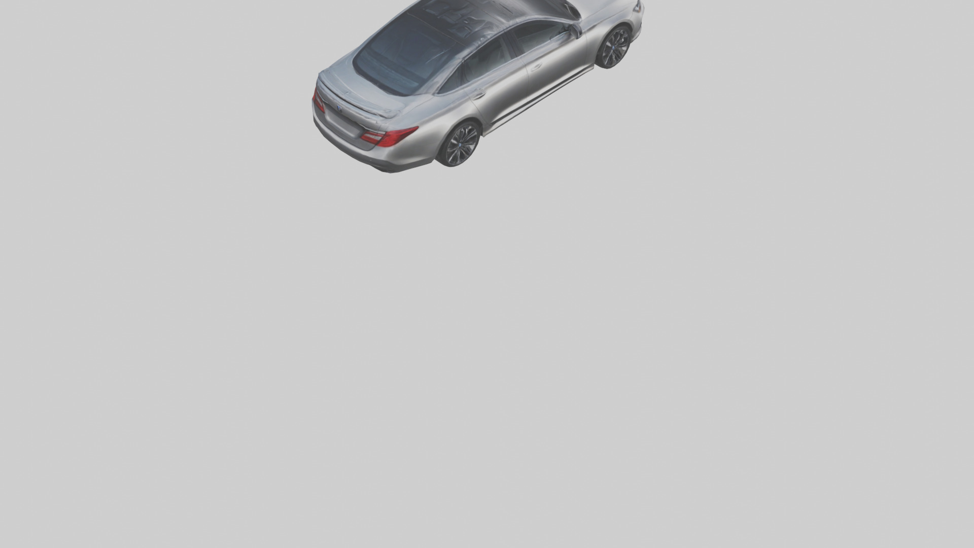 Hightech Performance Sedan model Low-poly 3D model_4