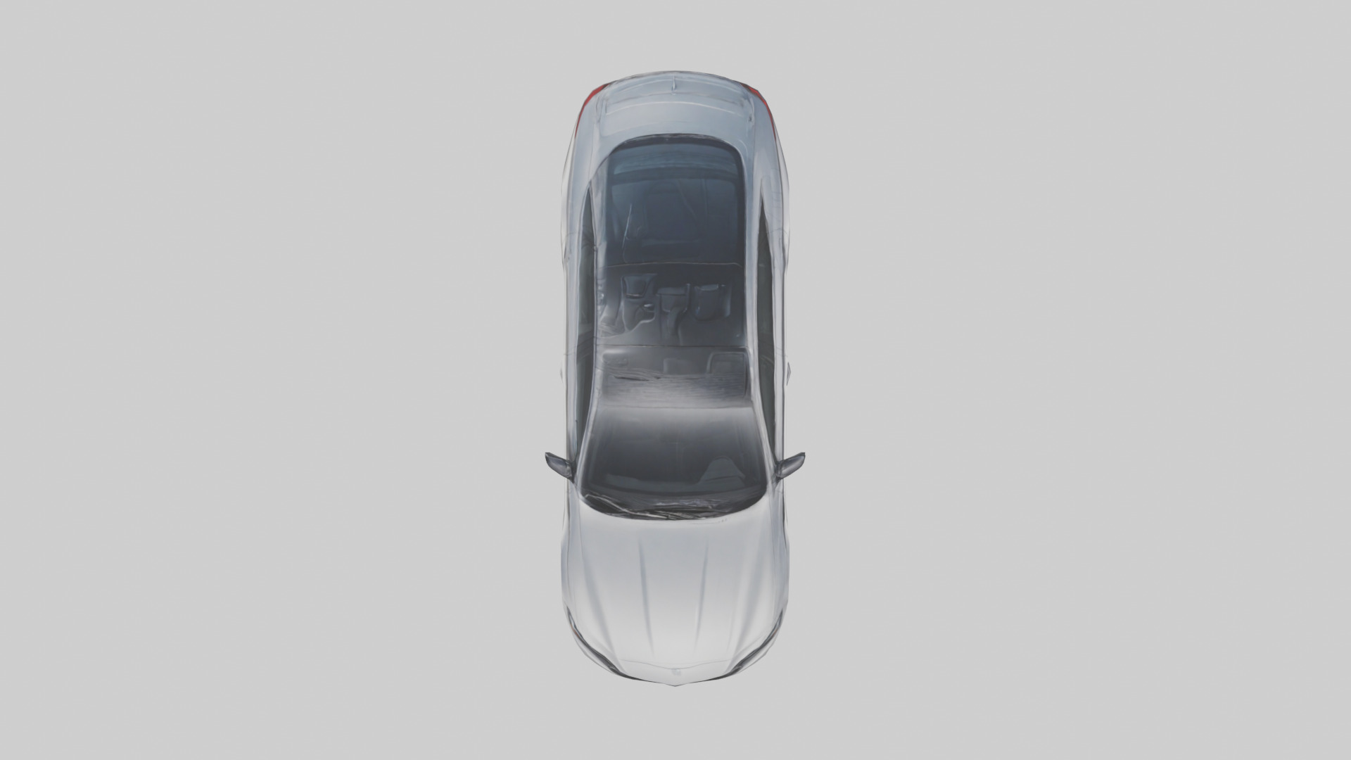 Hightech Performance Sedan model Low-poly 3D model_14