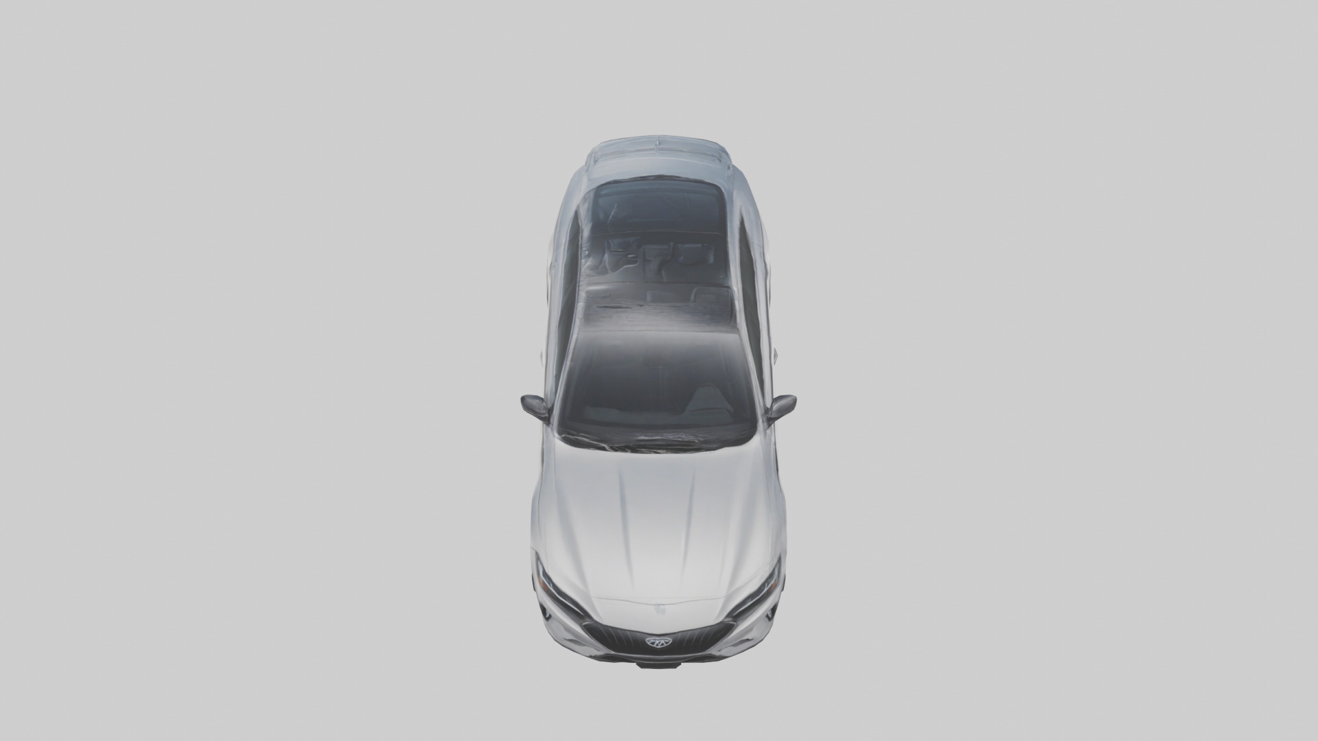 Hightech Performance Sedan model Low-poly 3D model_16