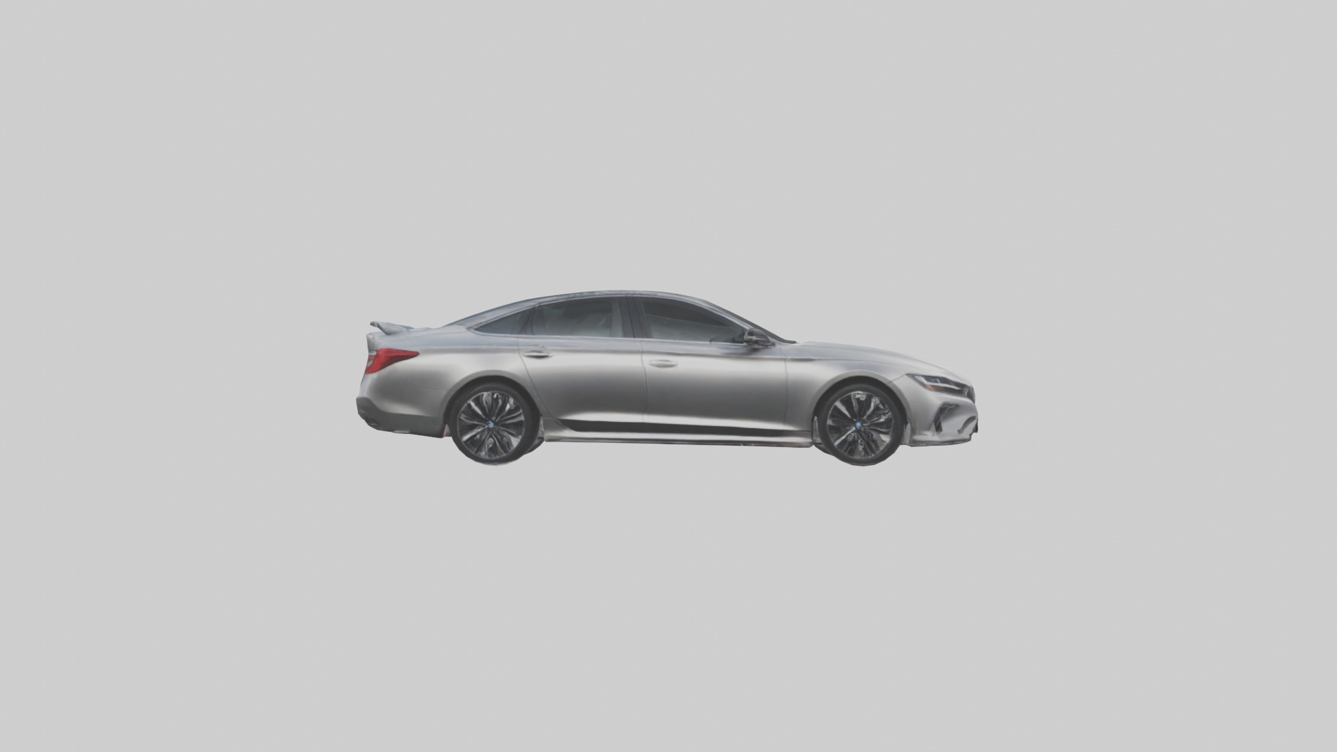 Hightech Performance Sedan model Low-poly 3D model_13