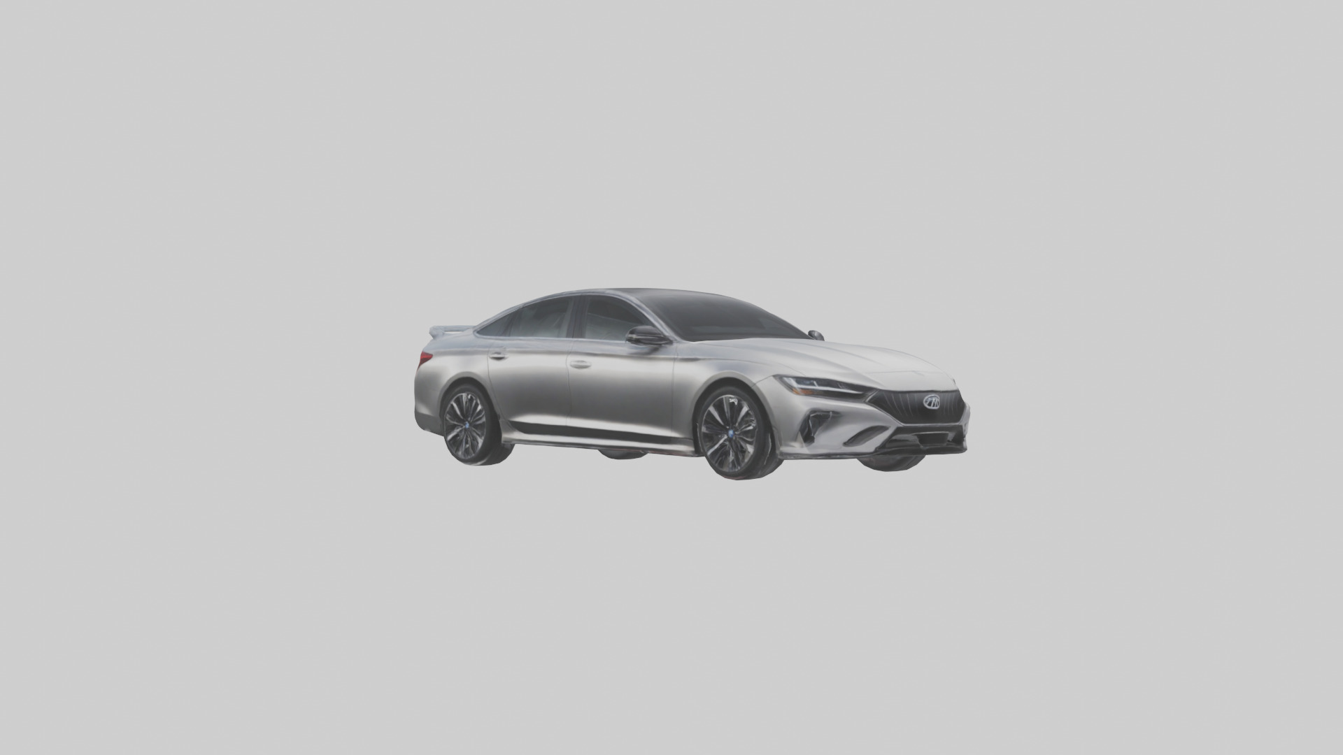 Hightech Performance Sedan model Low-poly 3D model_11