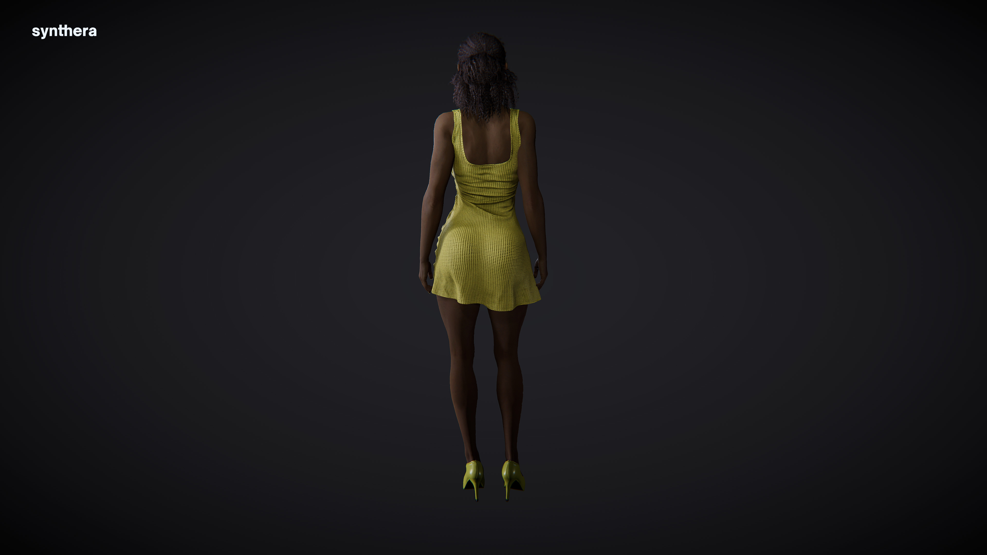 Tina Actor 3D model_5