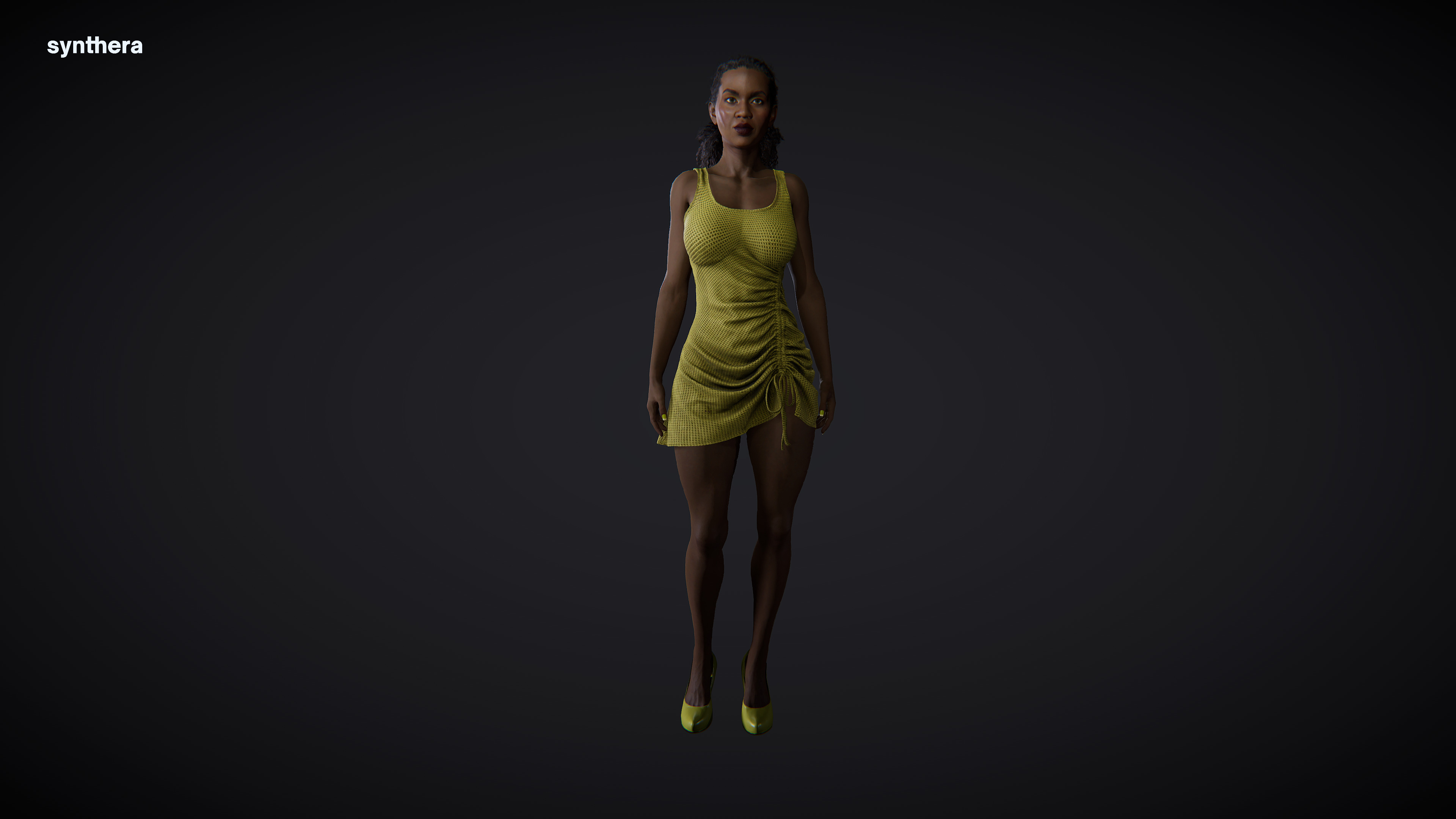 Tina Actor 3D model_3