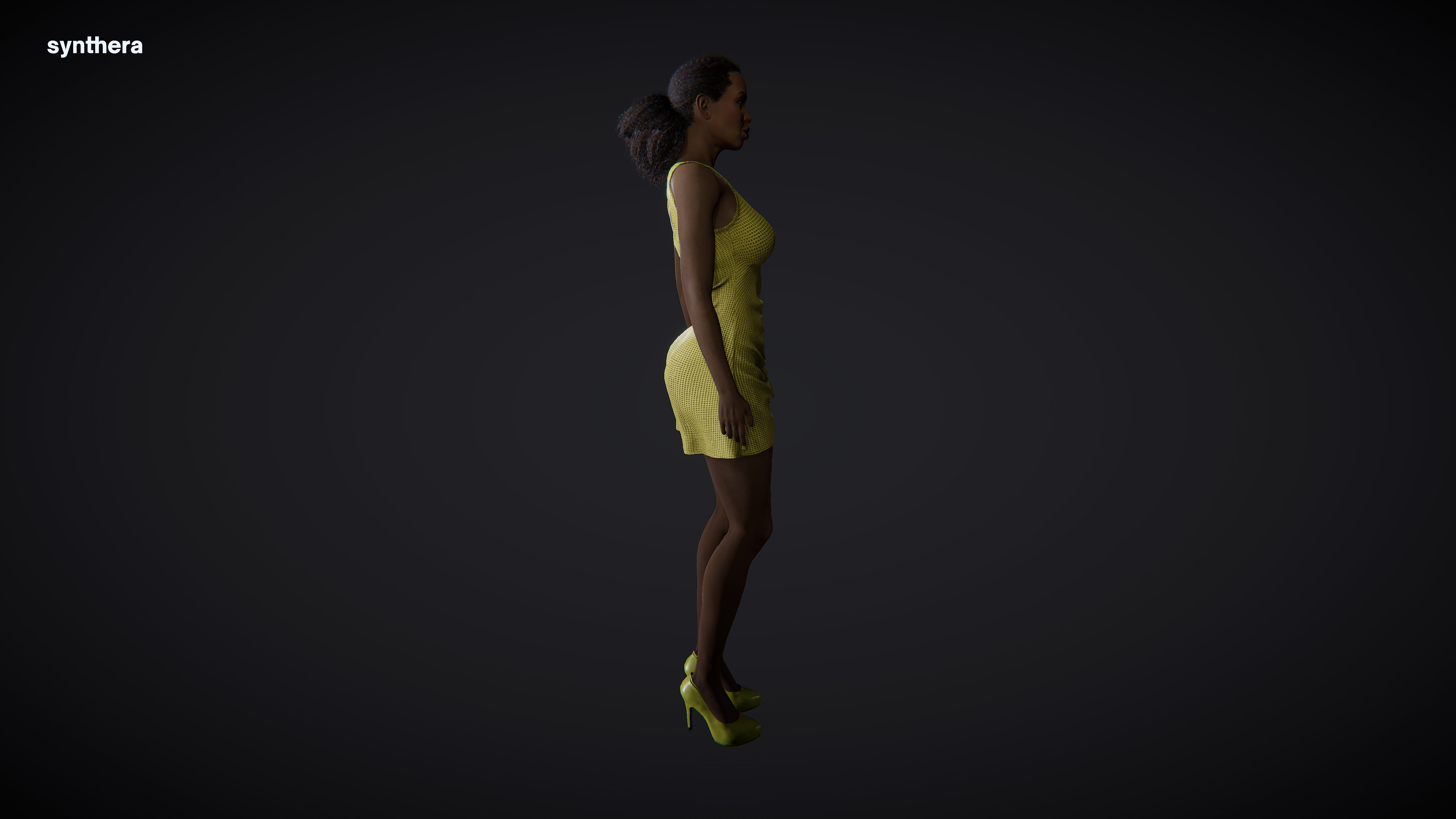 Tina Actor 3D model_4