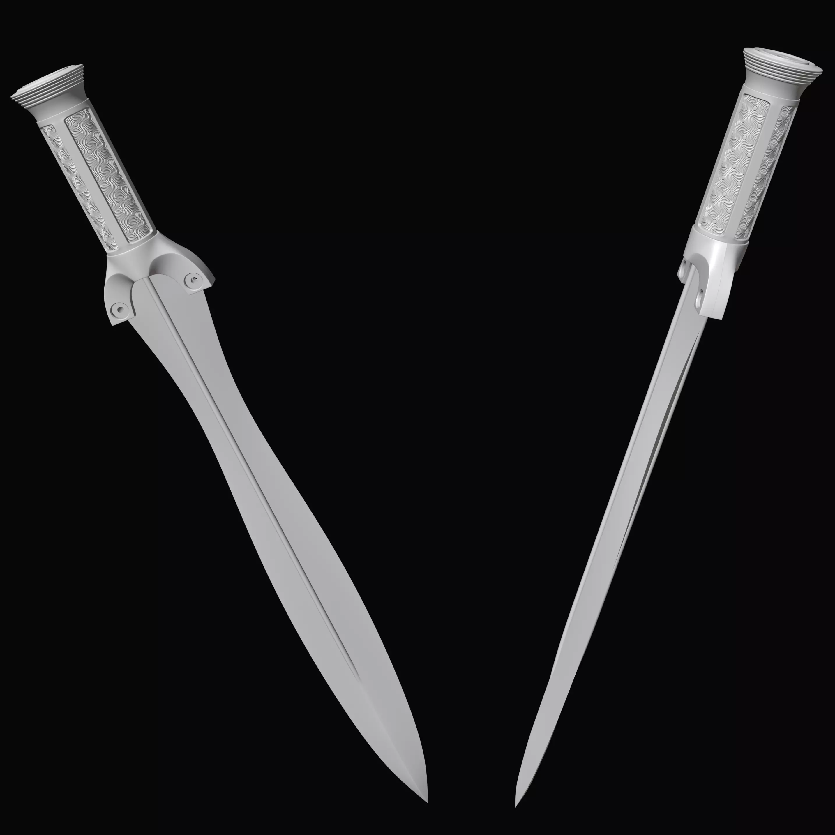 Riptide Sword High-Quality 3D Model Inspired by Percy Jackson 3D print model_0