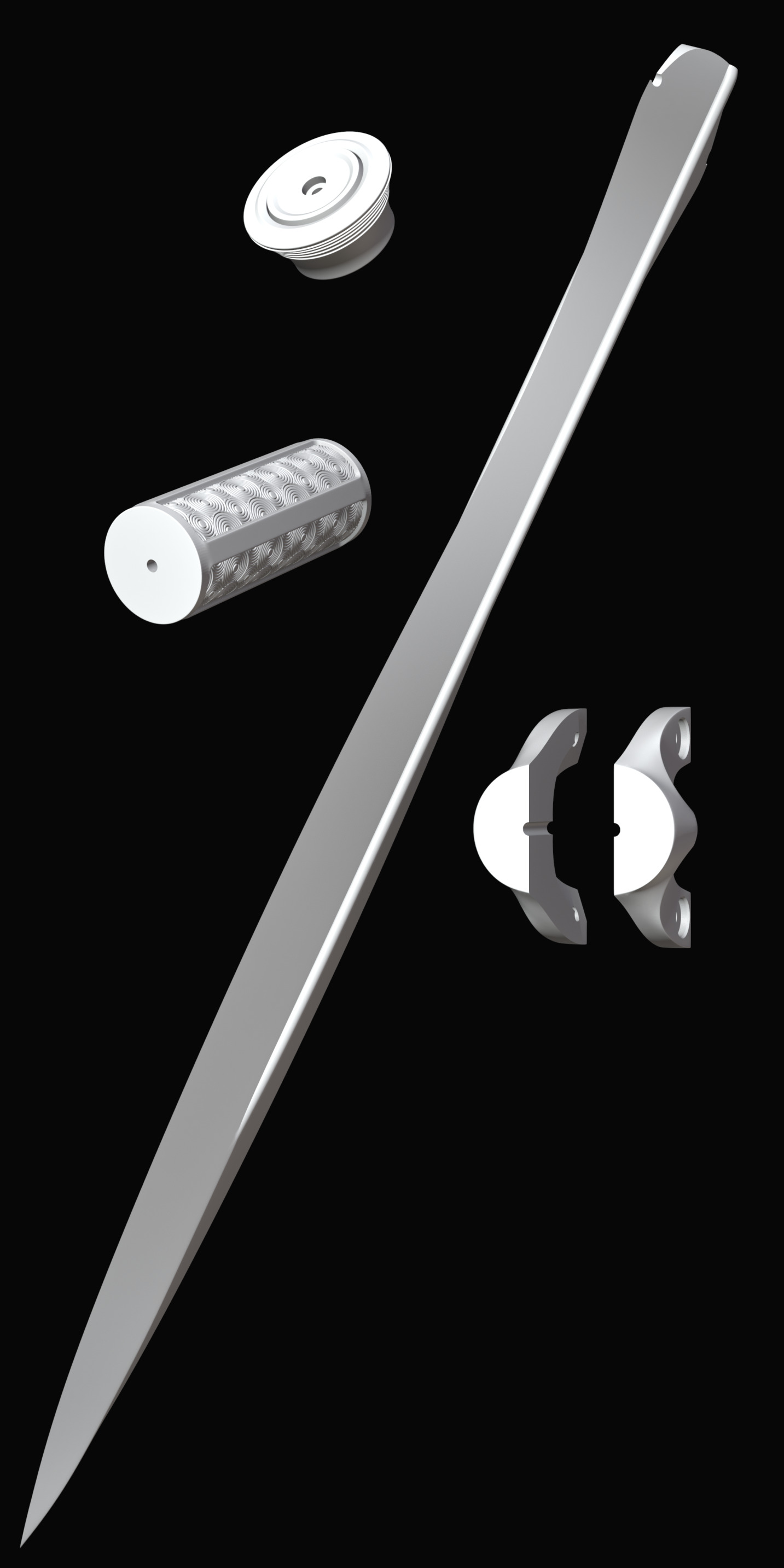 Riptide Sword High-Quality 3D Model Inspired by Percy Jackson 3D print model_4