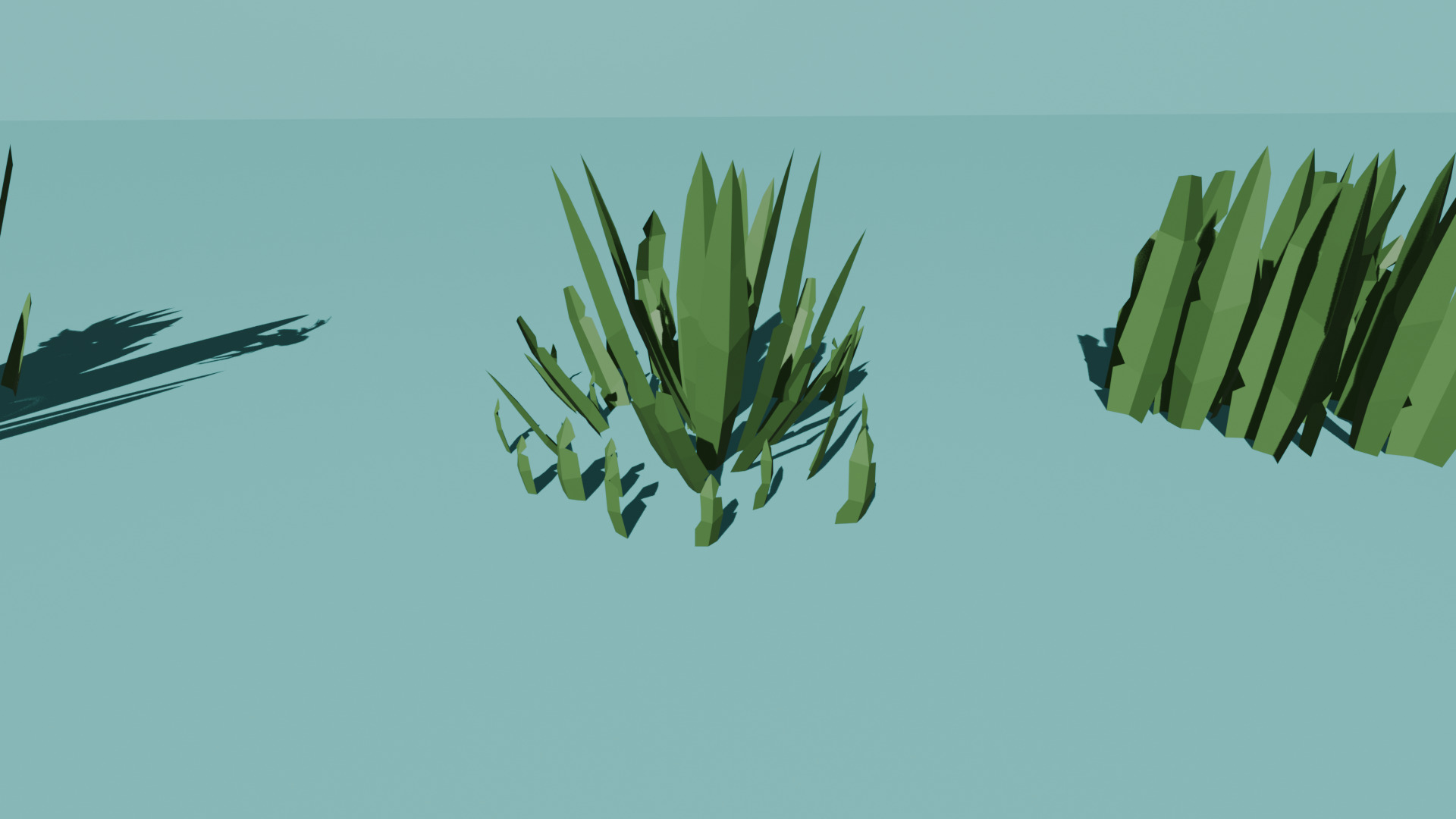 Low Poly Grass and Stones Pack Low-poly 3D model_19