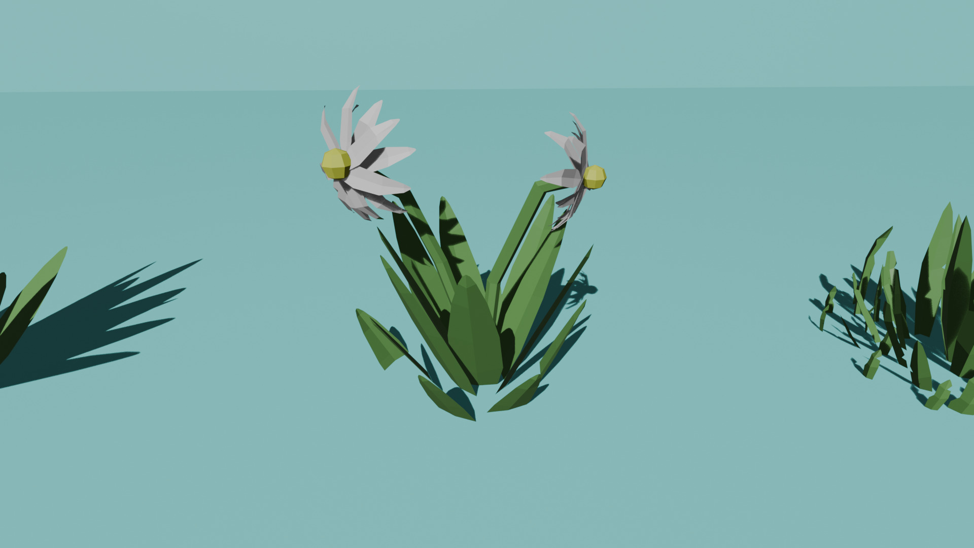 Low Poly Grass and Stones Pack Low-poly 3D model_18