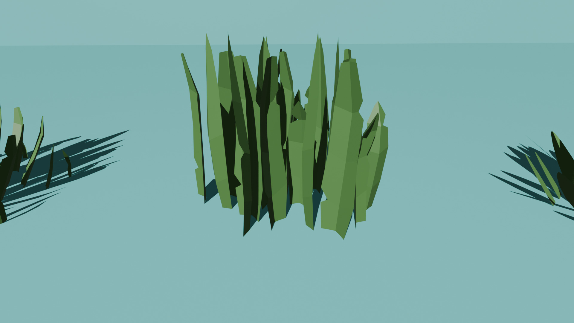 Low Poly Grass and Stones Pack Low-poly 3D model_20