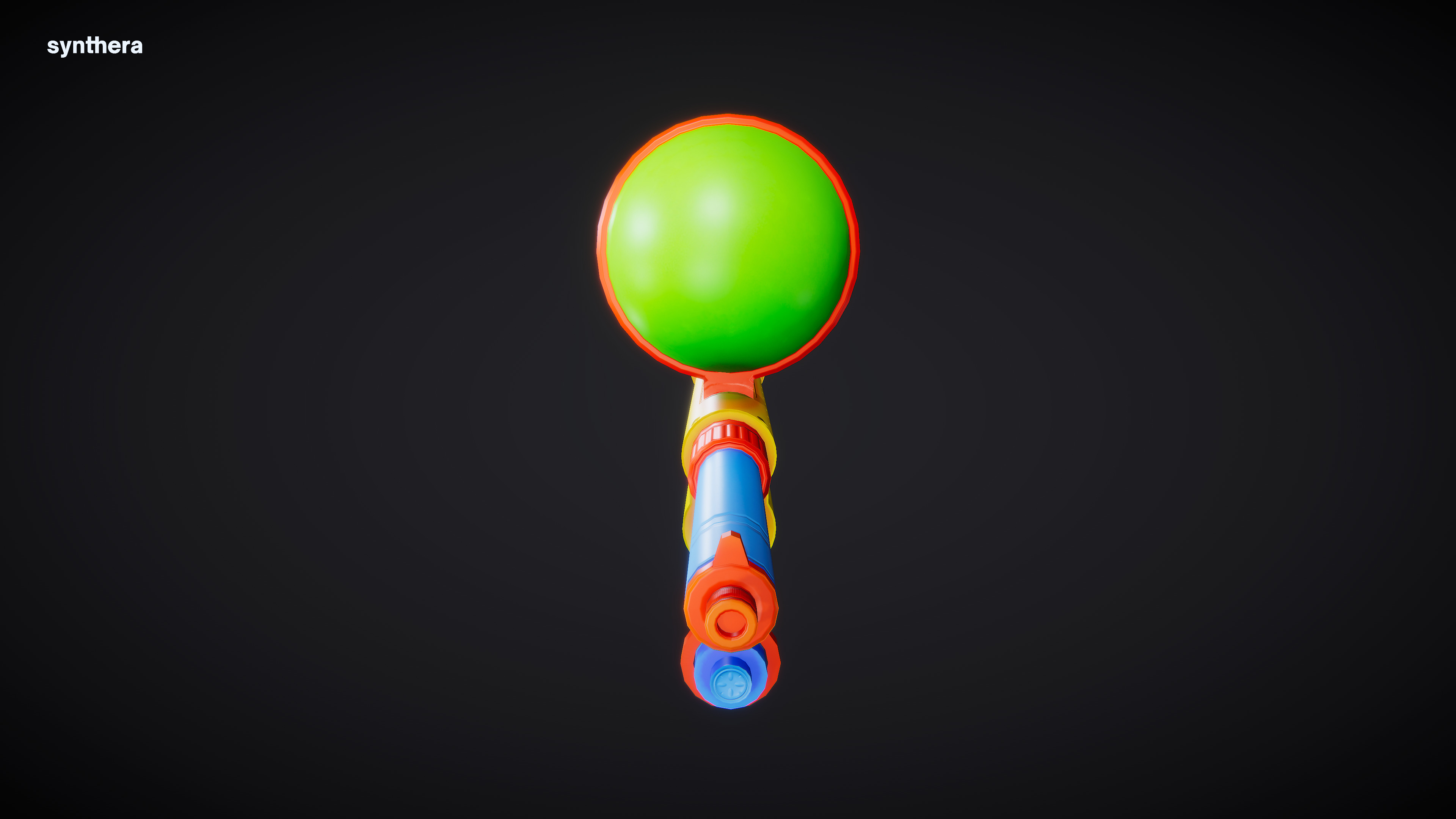 Water Gun 01 Active 3D model_5