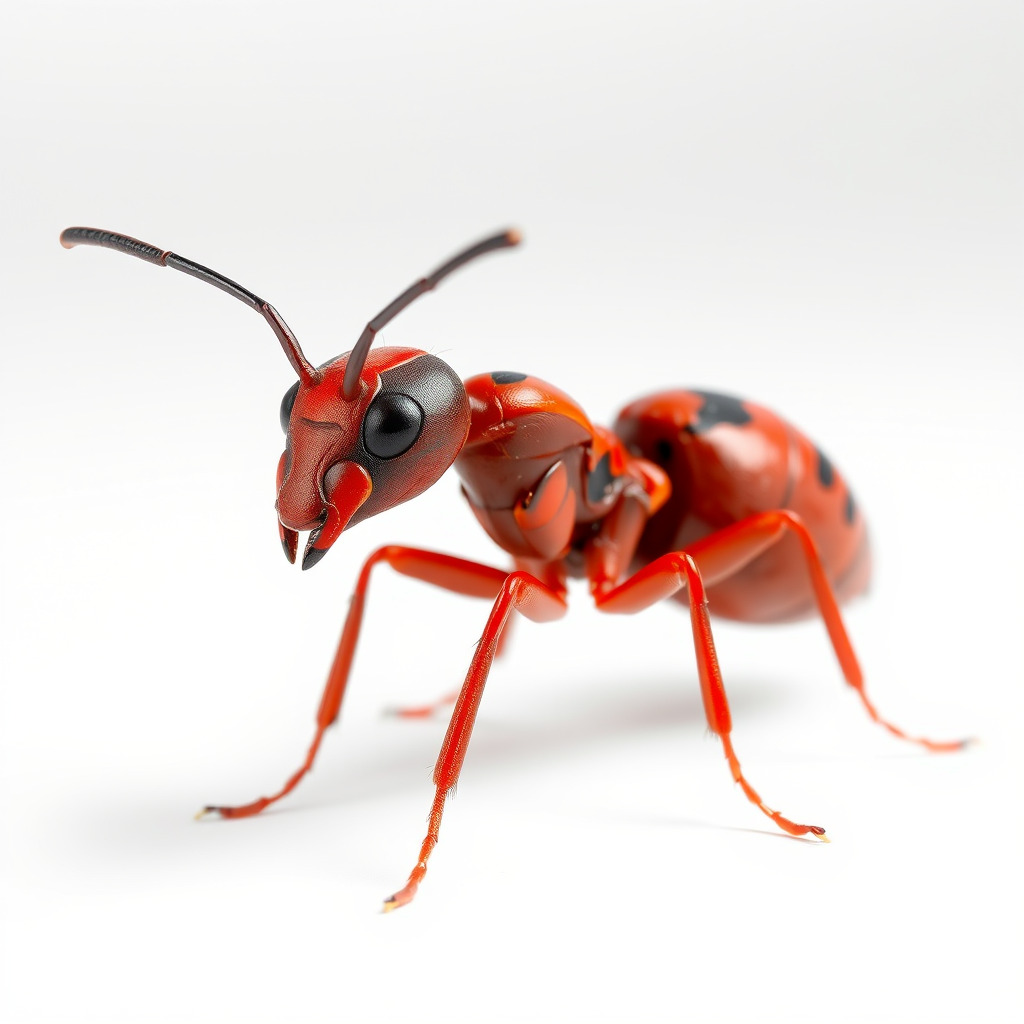 Red Soldier Ant Realistic 3D Model Pack Low-poly 3D model_4