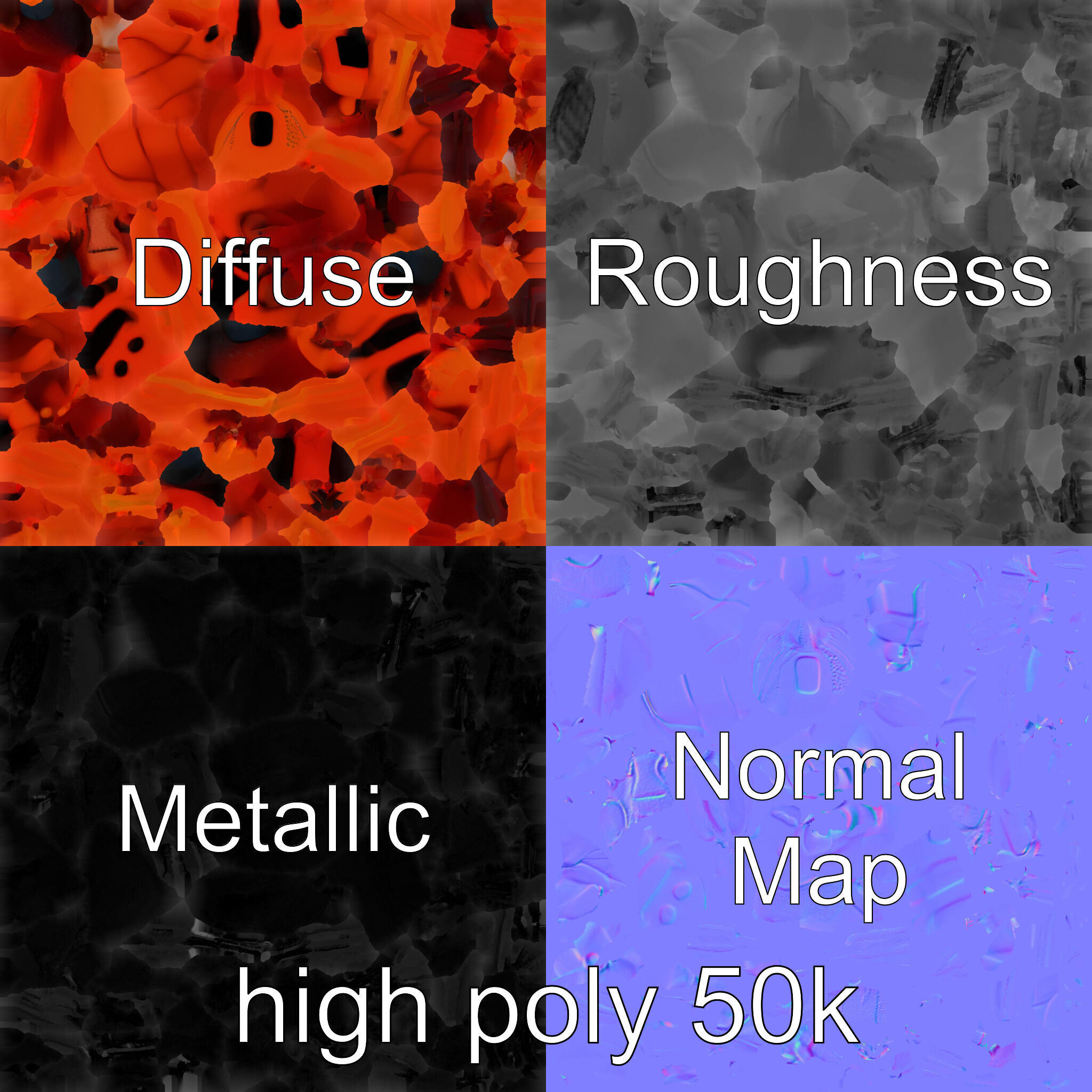 Red Soldier Ant Realistic 3D Model Pack Low-poly 3D model_3