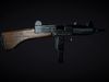 Uzi 01 Wood Stock Active 3D model_1