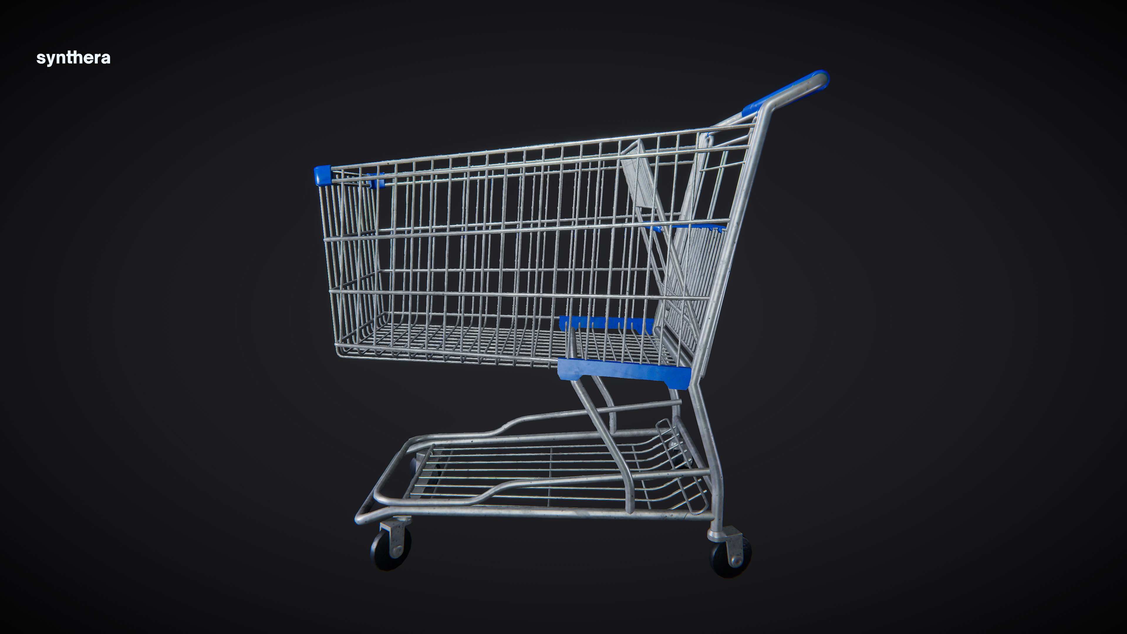 Shopping Cart 01 3D model_5