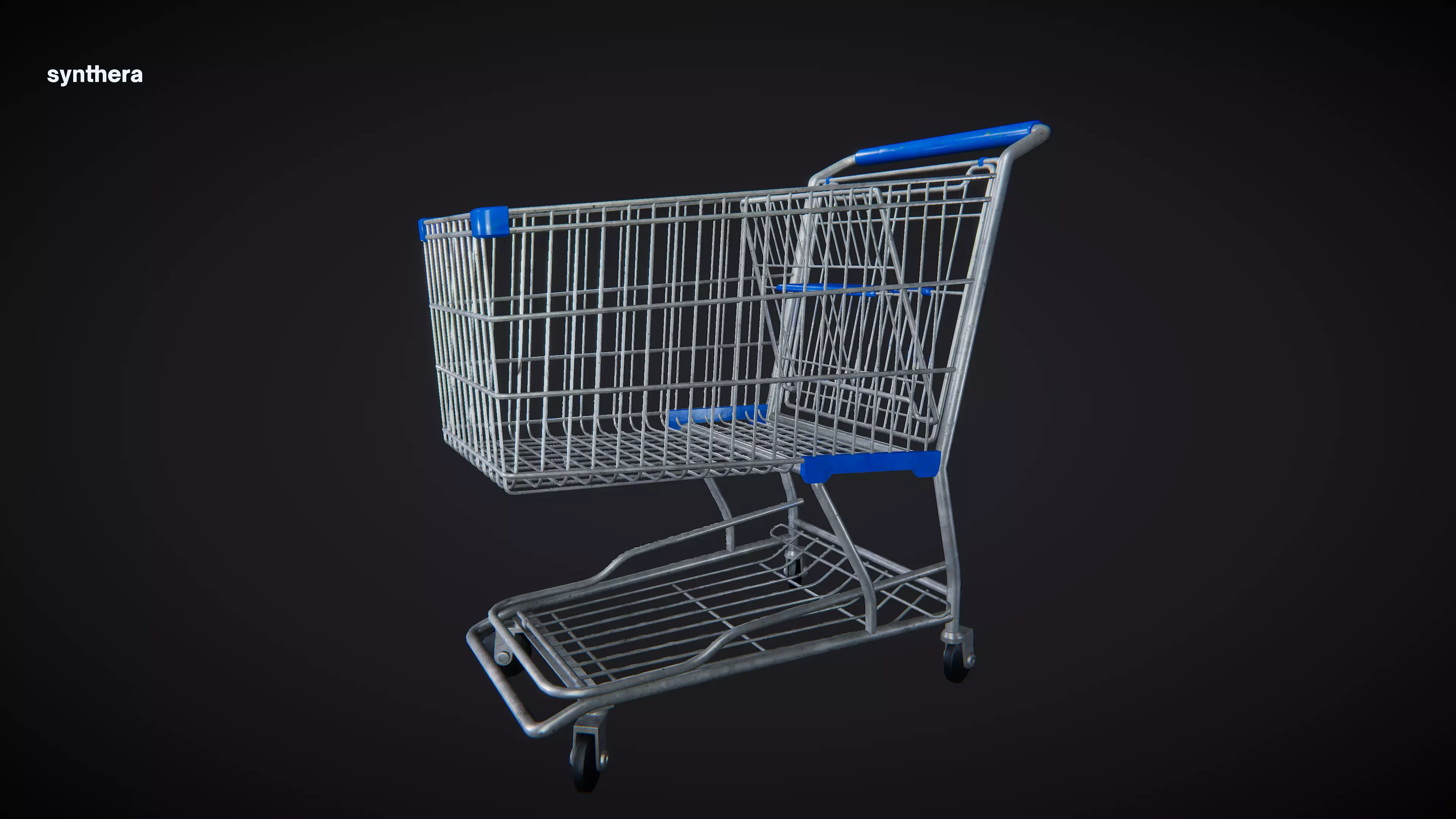 Shopping Cart 01 3D model_0