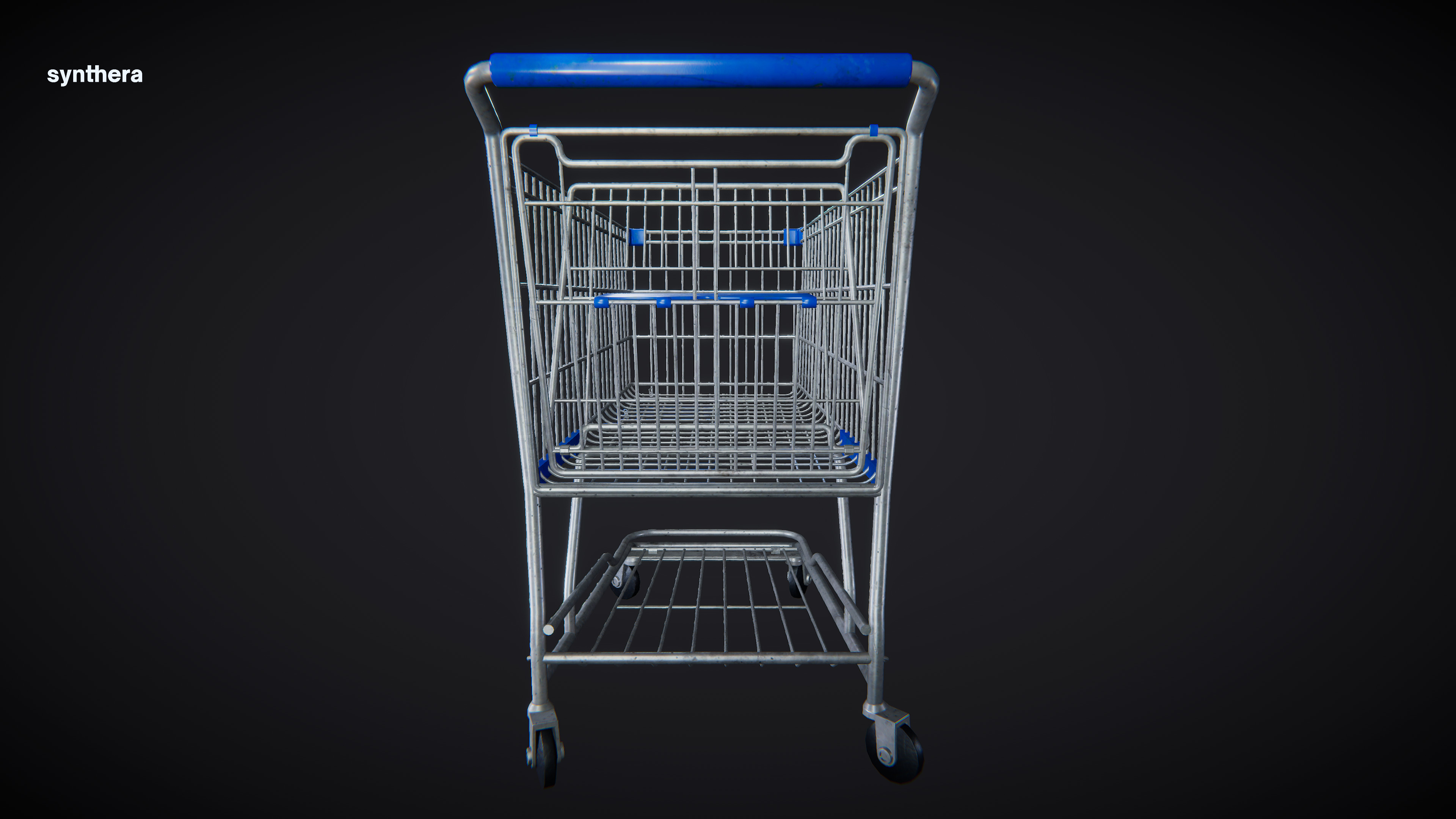 Shopping Cart 01 3D model_4