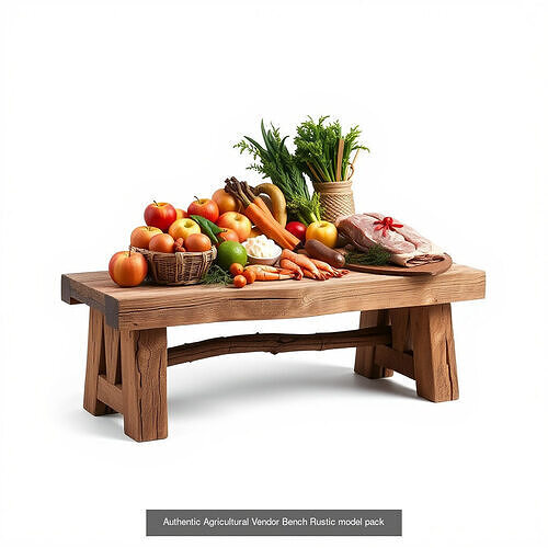 Rustic Market Stalls Pack 7