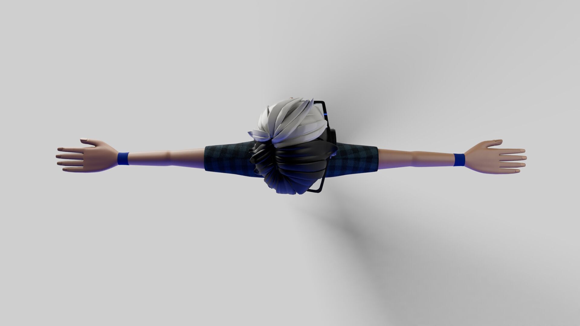 sci-fi styles Boy 3D model_5