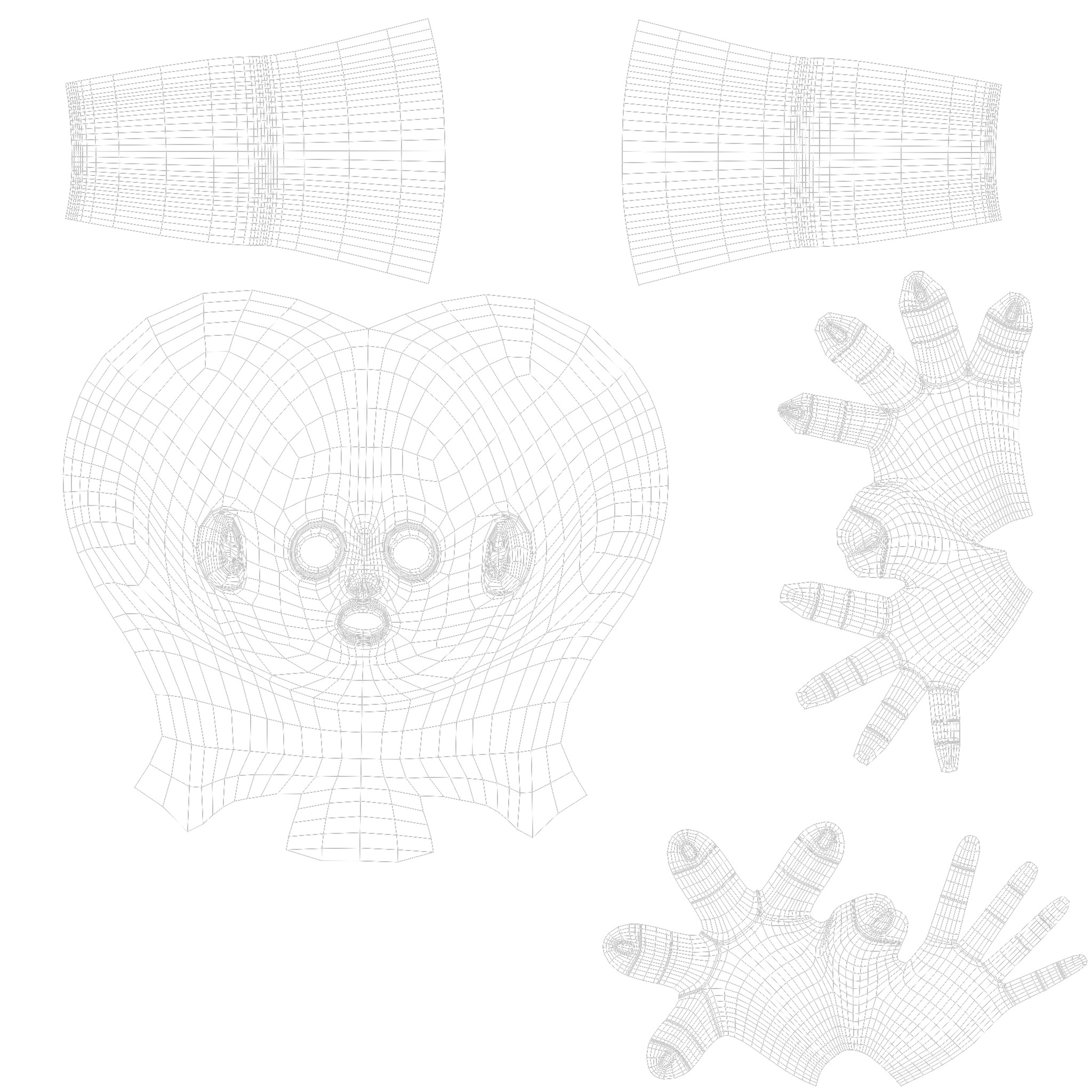 sci-fi styles Boy 3D model_12