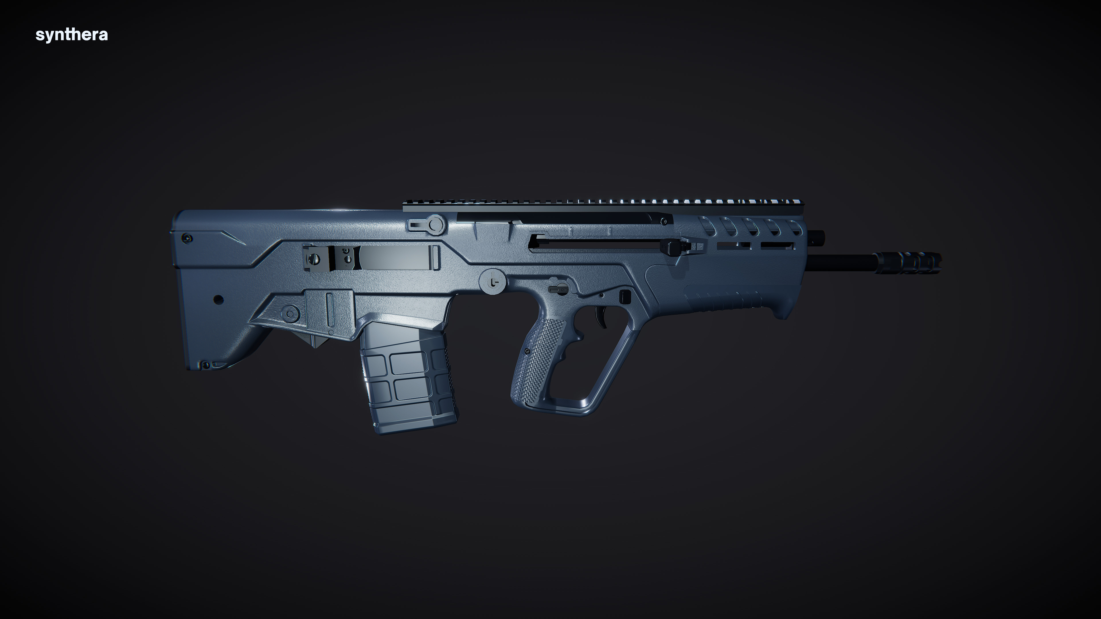 IWI Tavor-7 BlackActive 3D model_2