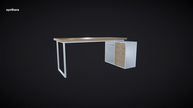 Desk 01 3D model