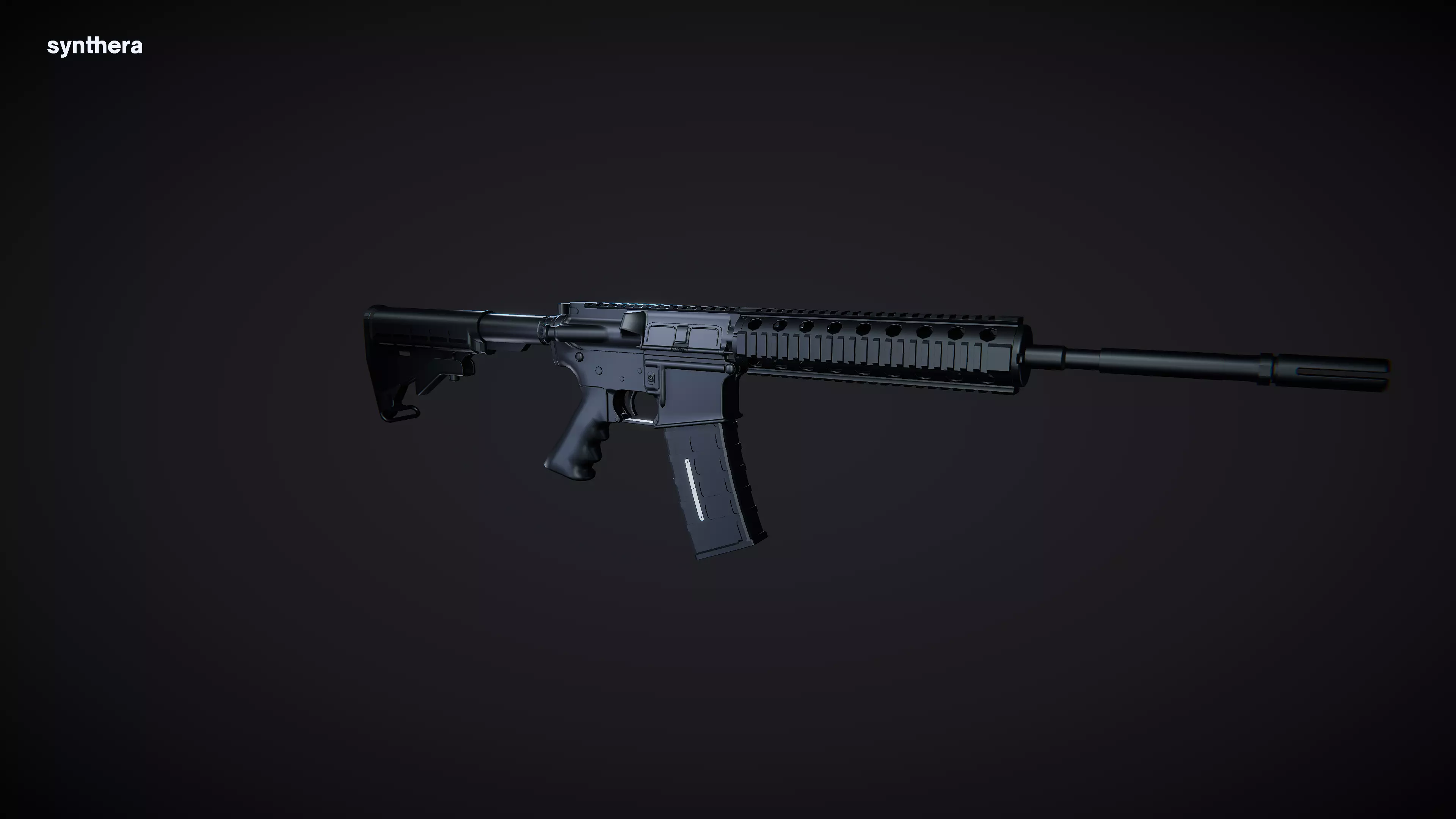 AR15 Active 3D model_0