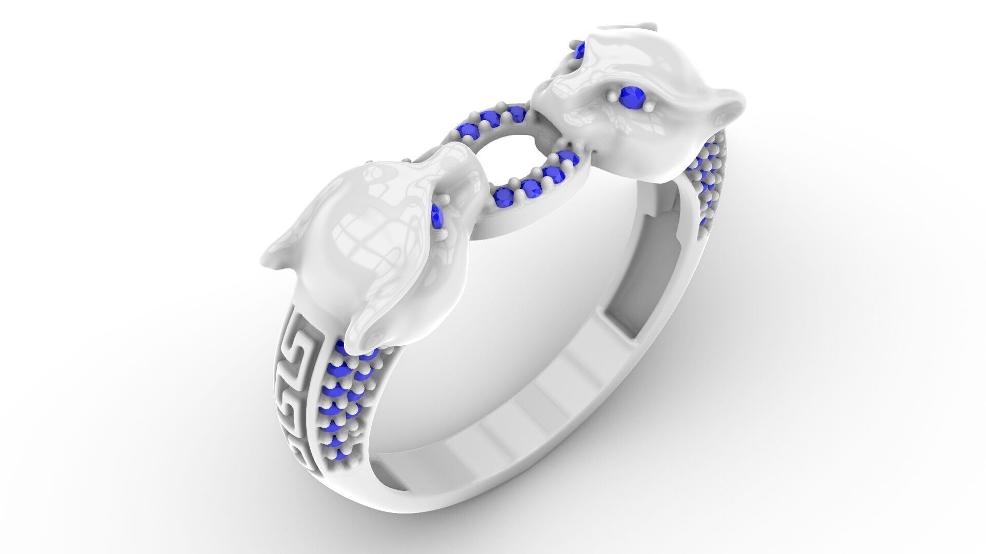 Jewelry Diamond Ring Model RG89 Free 3D print model_4